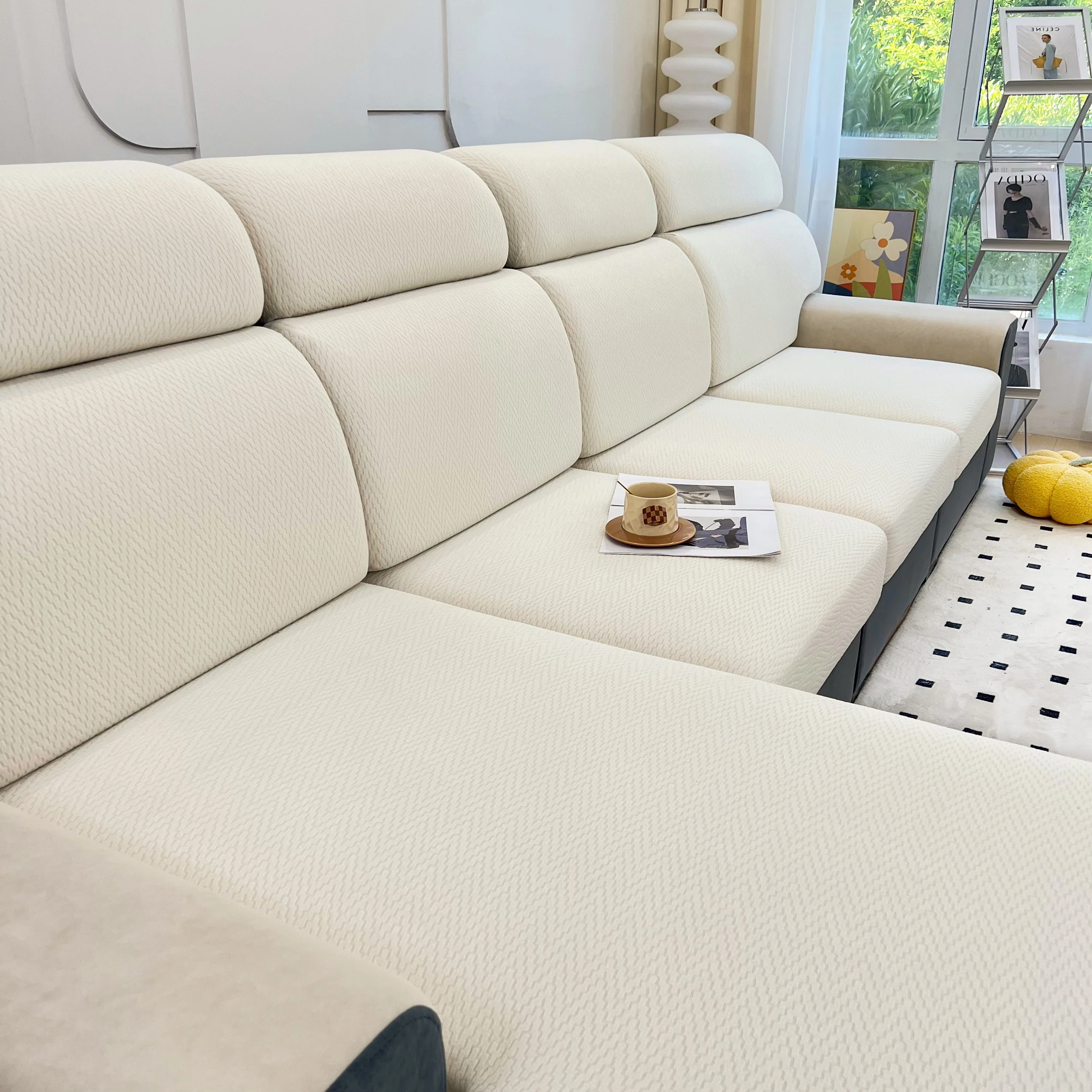 Chenille Fabric Sofa Seat Covers for Sofa 1/2/3/4 Seater, Best Couch Covers for Dogs, Pet Couch Protector - Image 126