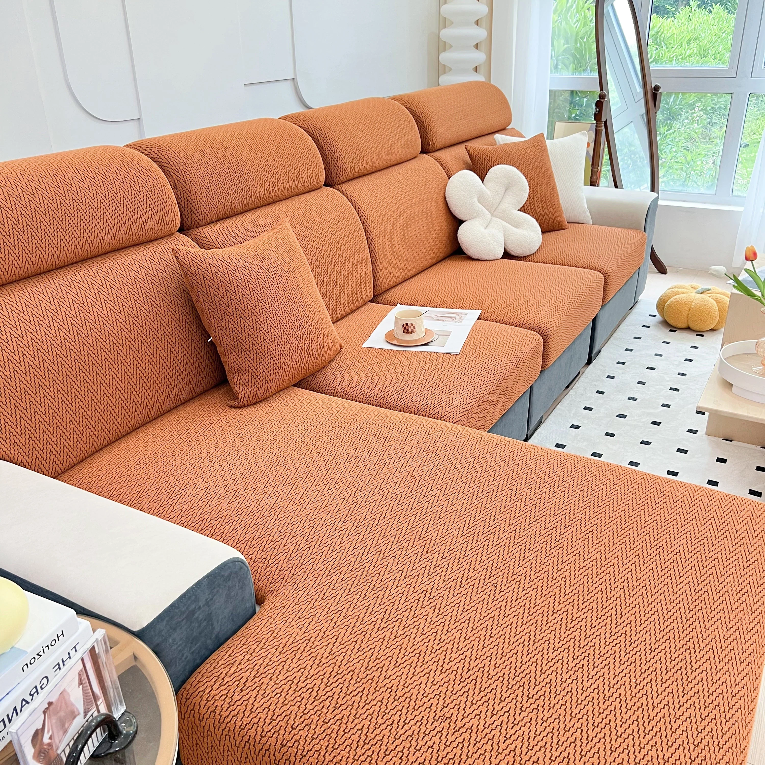 Chenille Fabric Sofa Seat Covers for Sofa 1/2/3/4 Seater, Best Couch Covers for Dogs, Pet Couch Protector - Image 15