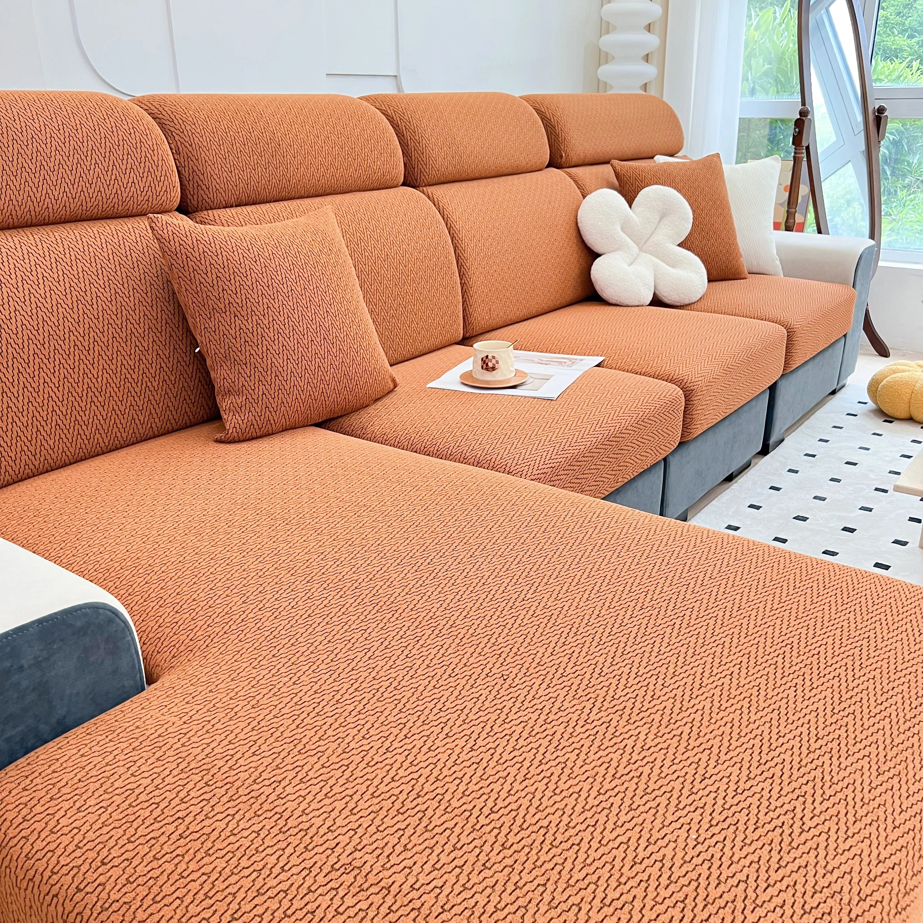 Chenille Fabric Sofa Seat Covers for Sofa 1/2/3/4 Seater, Best Couch Covers for Dogs, Pet Couch Protector - Image 18