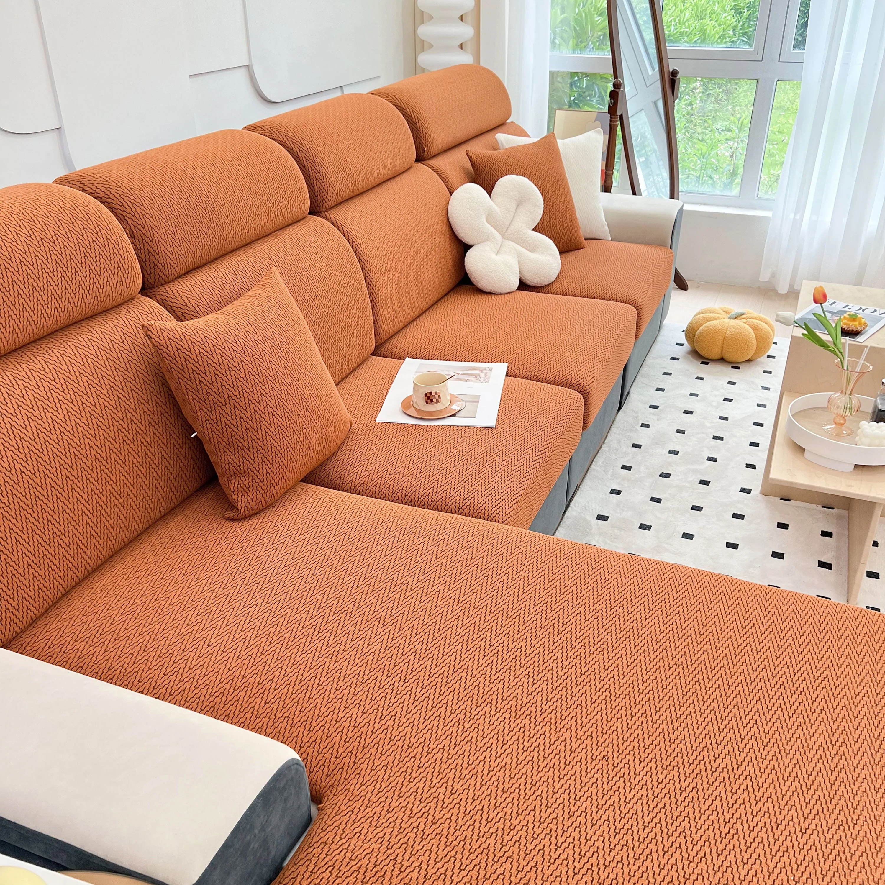 Chenille Fabric Sofa Seat Covers for Sofa 1/2/3/4 Seater, Best Couch Covers for Dogs, Pet Couch Protector - Image 19