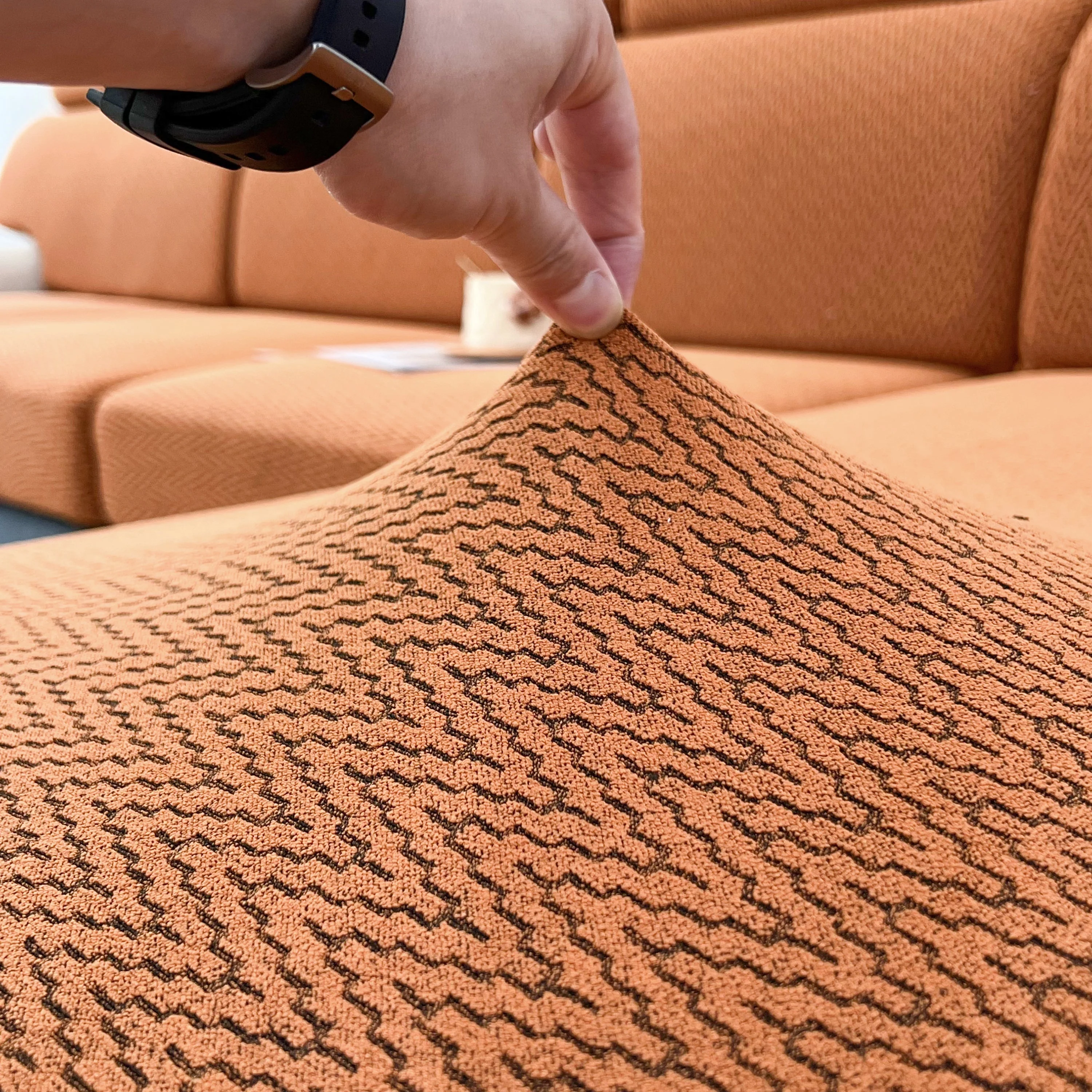 Chenille Fabric Sofa Seat Covers for Sofa 1/2/3/4 Seater, Best Couch Covers for Dogs, Pet Couch Protector - Image 2