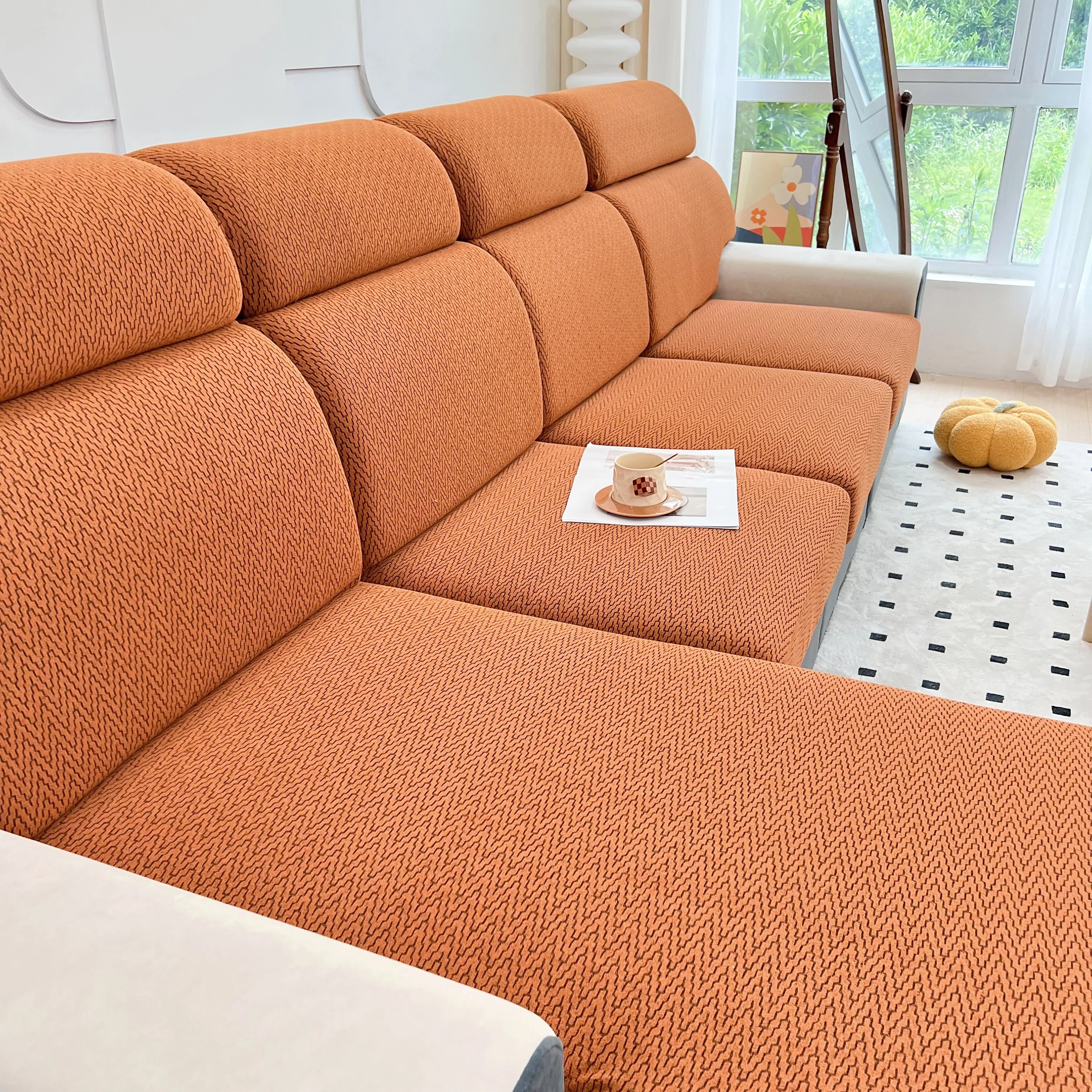 Chenille Fabric Sofa Seat Covers for Sofa 1/2/3/4 Seater, Best Couch Covers for Dogs, Pet Couch Protector - Image 25