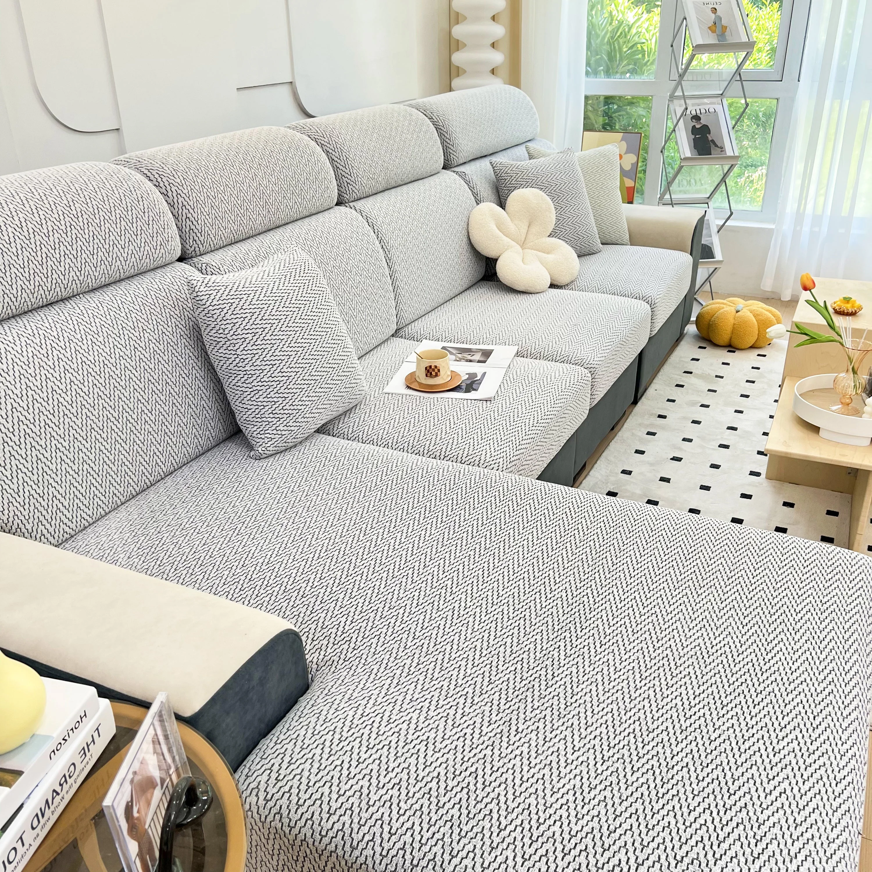 Chenille Fabric Sofa Seat Covers for Sofa 1/2/3/4 Seater, Best Couch Covers for Dogs, Pet Couch Protector - Image 32
