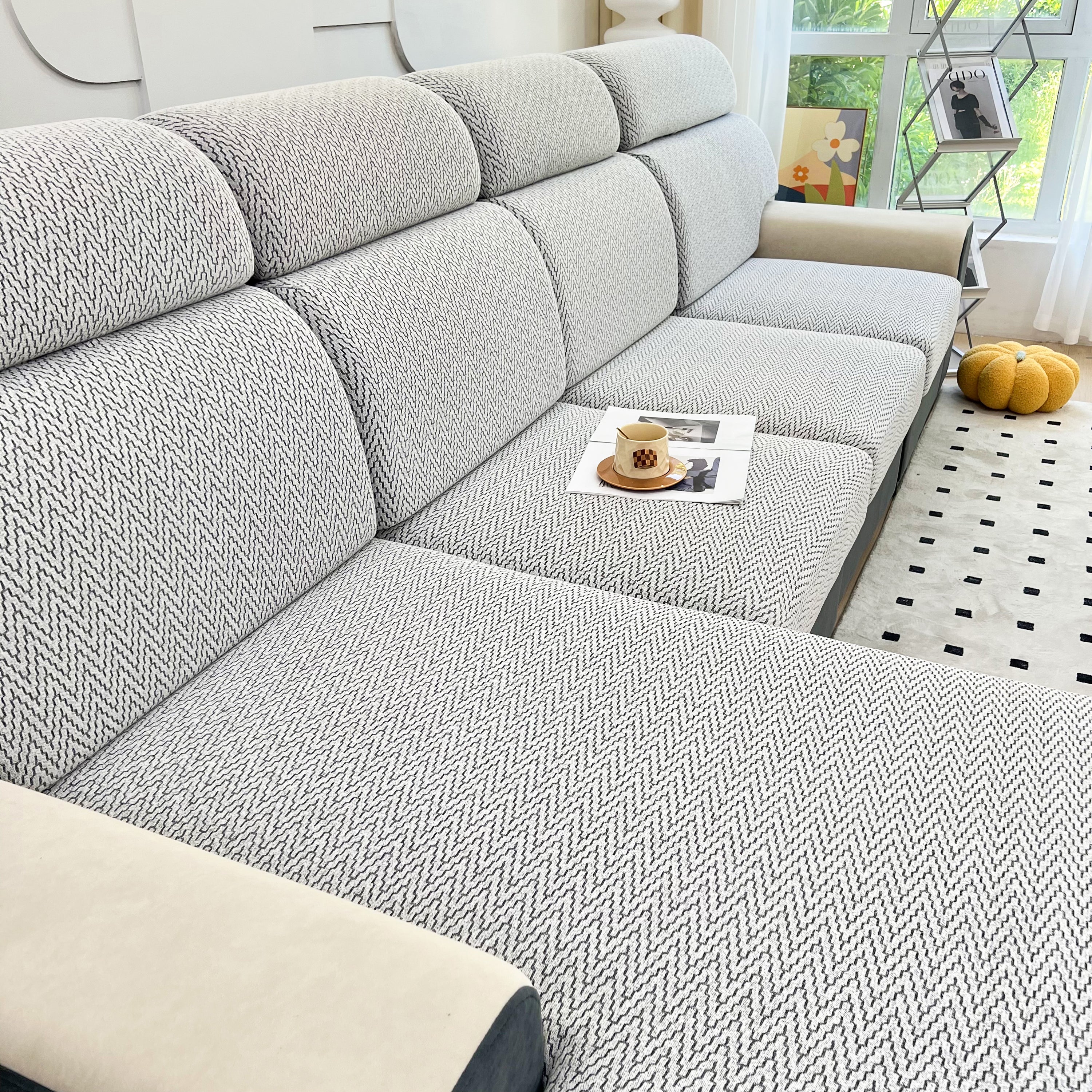 Chenille Fabric Sofa Seat Covers for Sofa 1/2/3/4 Seater, Best Couch Covers for Dogs, Pet Couch Protector - Image 42