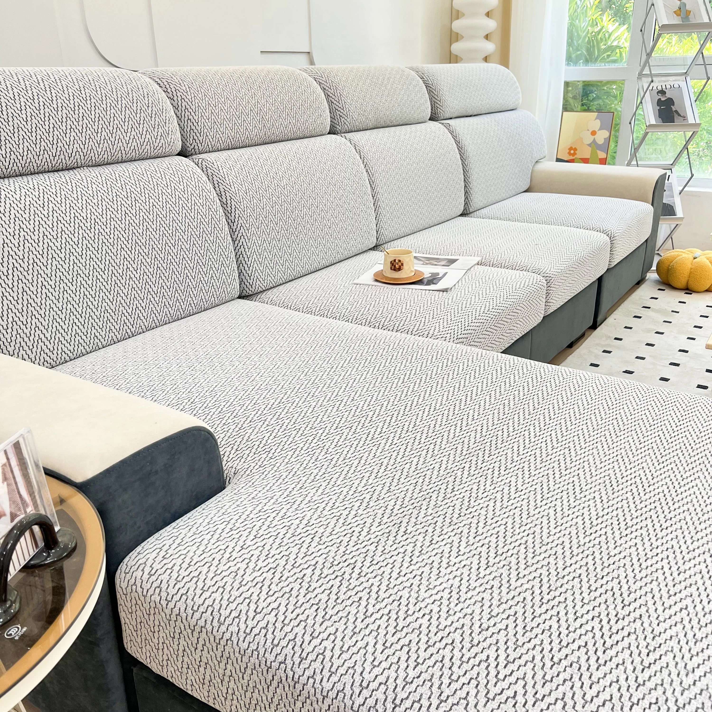 Chenille Fabric Sofa Seat Covers for Sofa 1/2/3/4 Seater, Best Couch Covers for Dogs, Pet Couch Protector - Image 43