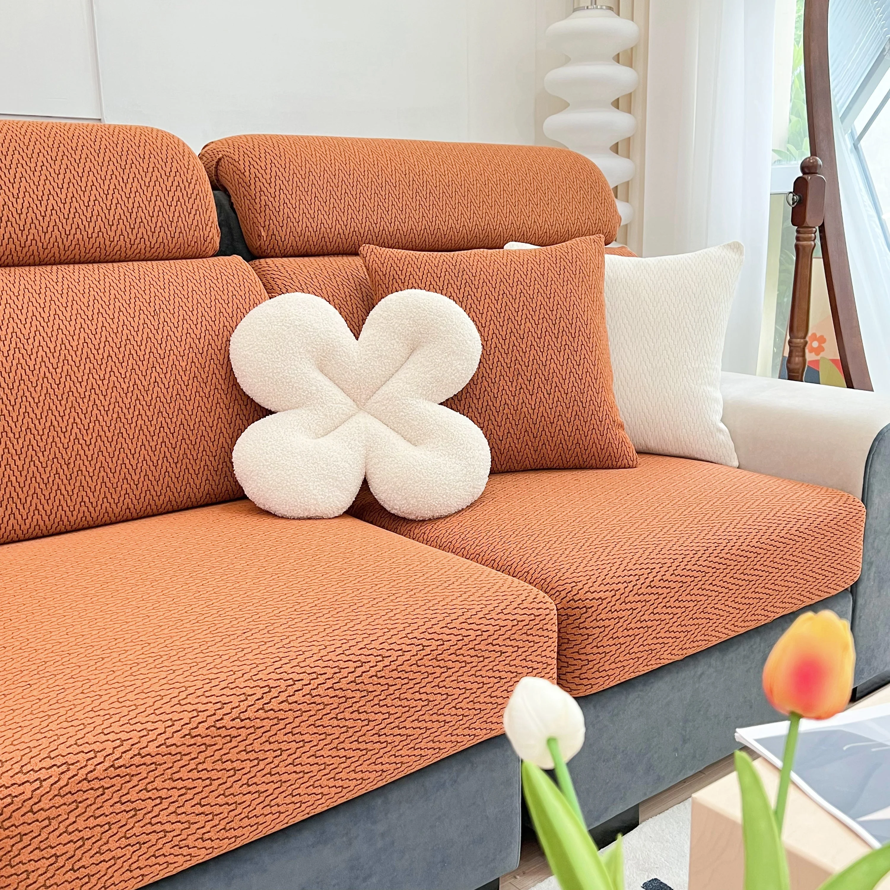 Chenille Fabric Sofa Seat Covers for Sofa 1/2/3/4 Seater, Best Couch Covers for Dogs, Pet Couch Protector - Image 7