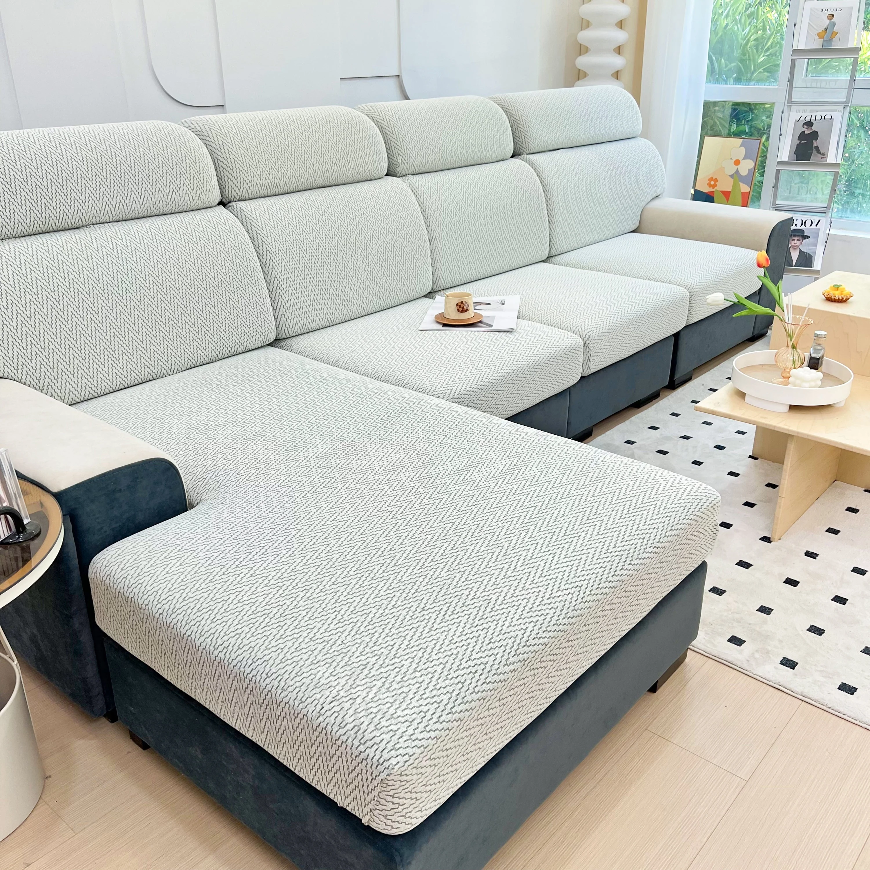 Chenille Fabric Sofa Seat Covers for Sofa 1/2/3/4 Seater, Best Couch Covers for Dogs, Pet Couch Protector - Image 70