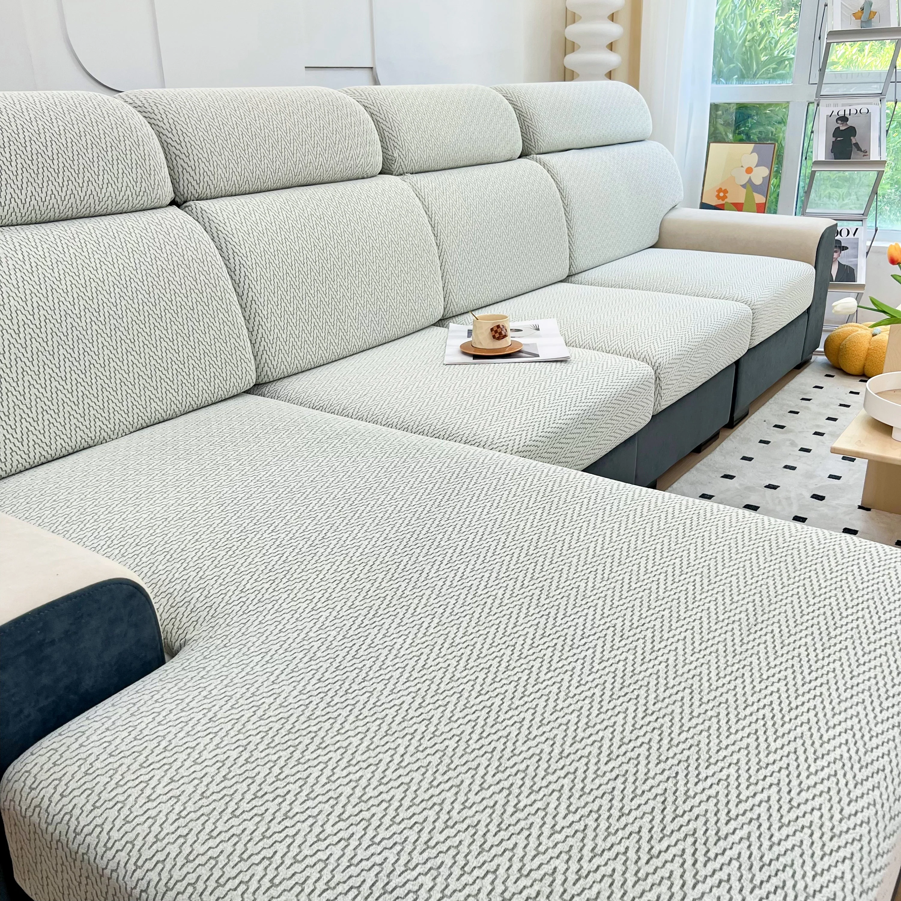 Chenille Fabric Sofa Seat Covers for Sofa 1/2/3/4 Seater, Best Couch Covers for Dogs, Pet Couch Protector - Image 73