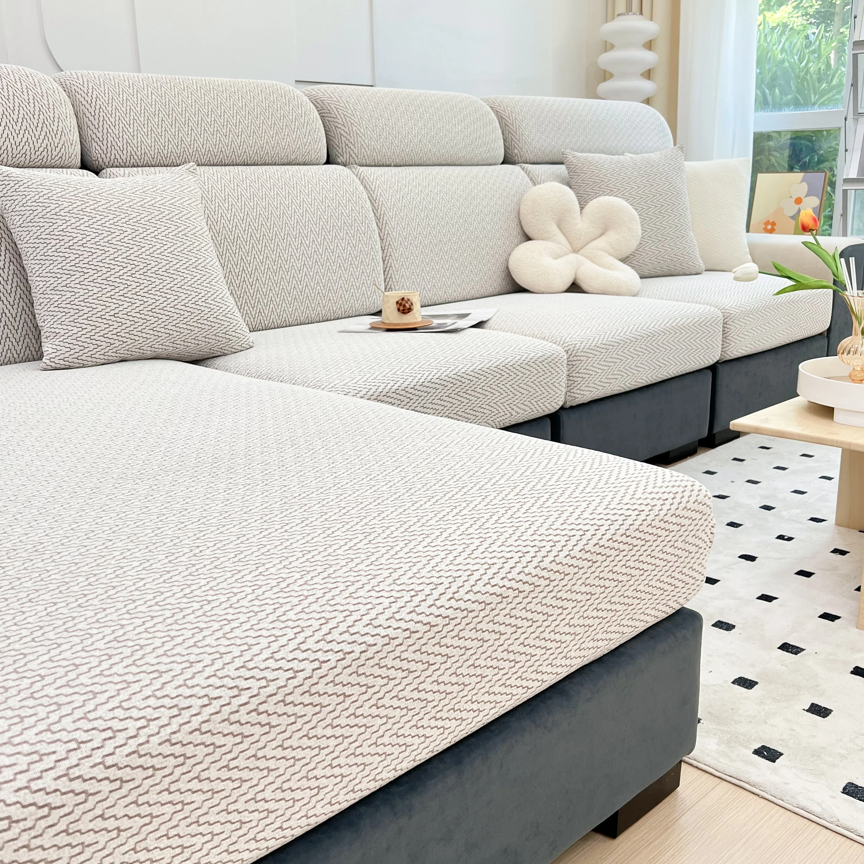 Chenille Fabric Sofa Seat Covers for Sofa 1/2/3/4 Seater, Best Couch Covers for Dogs, Pet Couch Protector - Image 84