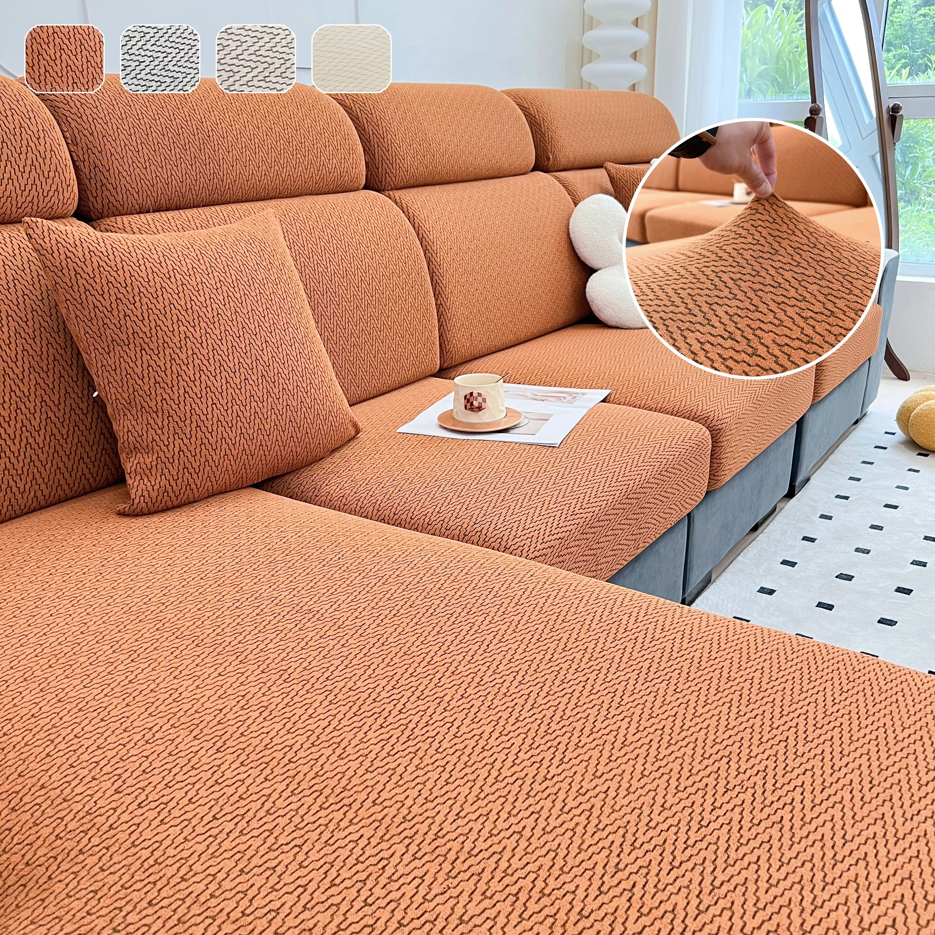 Chenille Fabric Sofa Seat Covers for Sofa 1/2/3/4 Seater, Best Couch Covers for Dogs, Pet Couch Protector - Image 9