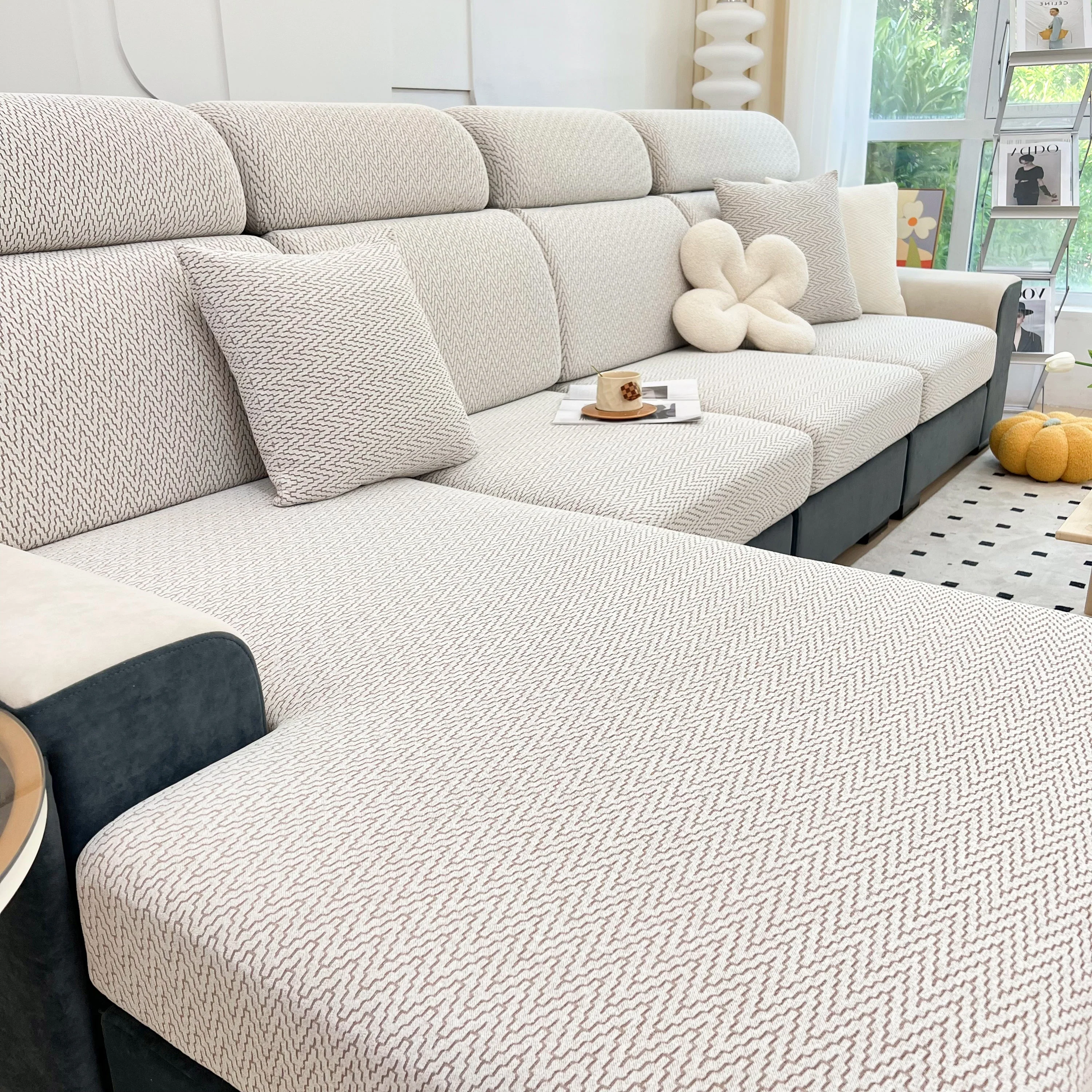 Chenille Fabric Sofa Seat Covers for Sofa 1/2/3/4 Seater, Best Couch Covers for Dogs, Pet Couch Protector - Image 95