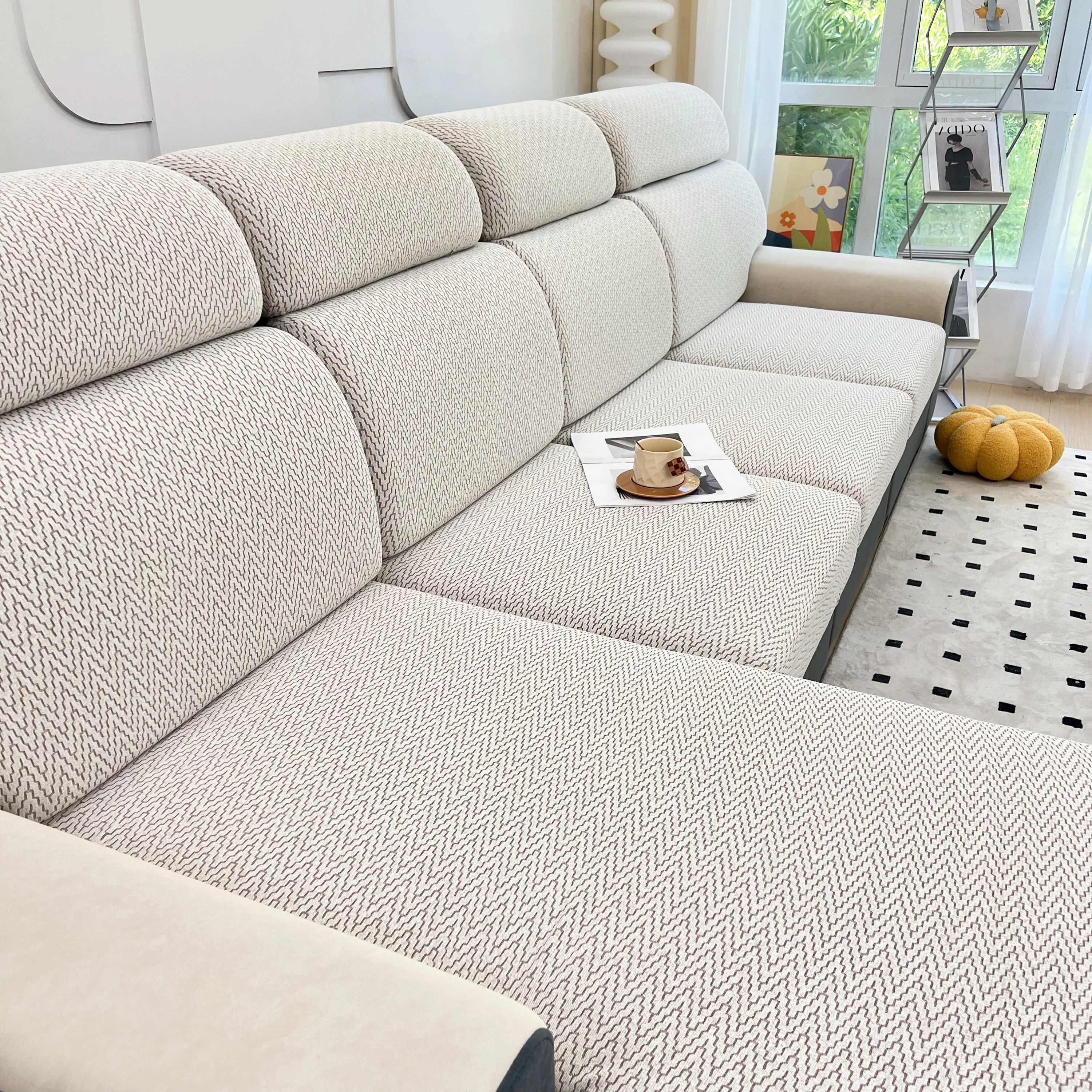 Chenille Fabric Sofa Seat Covers for Sofa 1/2/3/4 Seater, Best Couch Covers for Dogs, Pet Couch Protector - Image 99