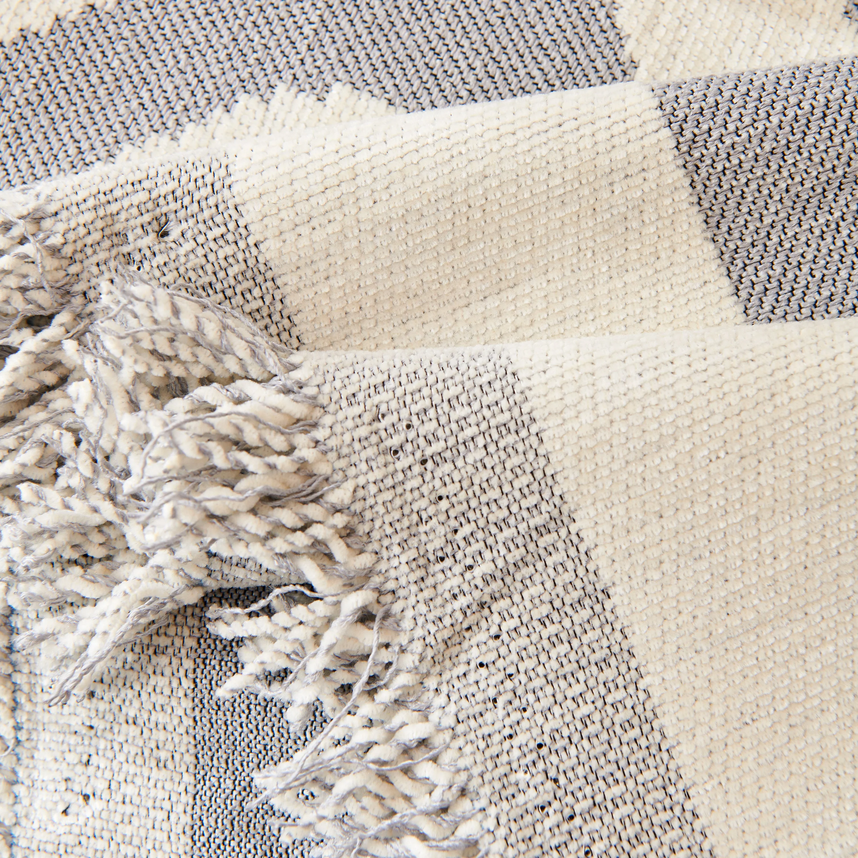 Chenille Geometric Sofa Throw Blanket, Boho Washable Furniture Throw Covers for Sofa - Image 126