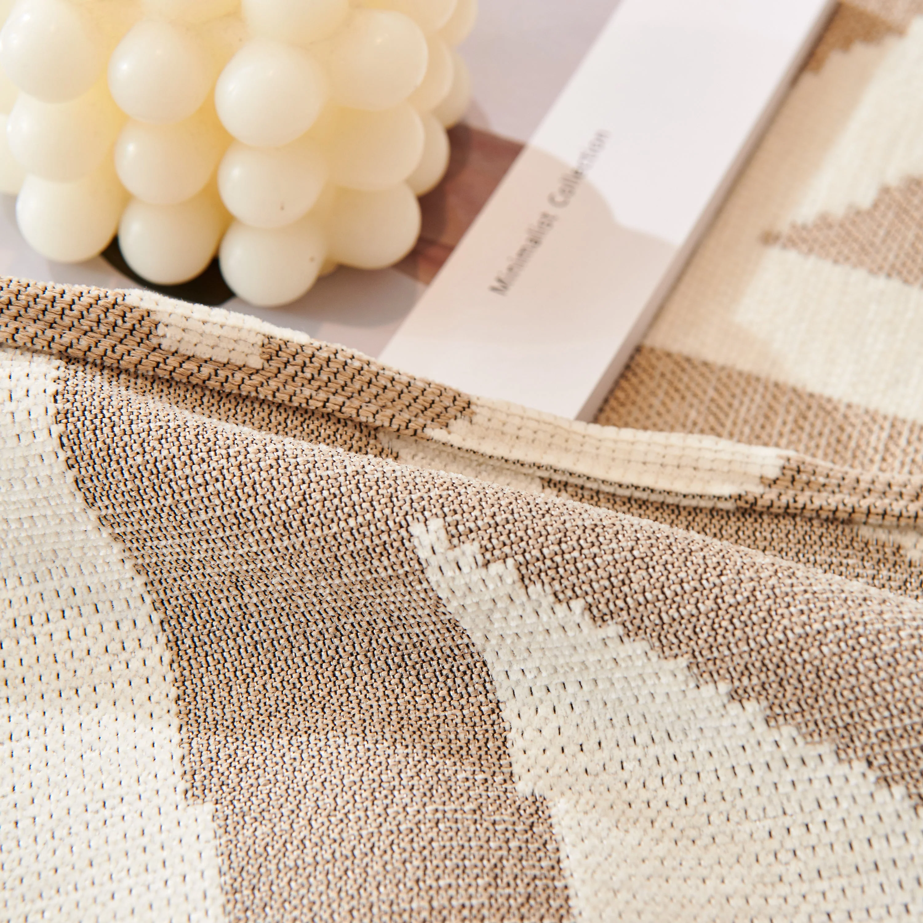 Chenille Geometric Sofa Throw Blanket, Boho Washable Furniture Throw Covers for Sofa - Image 83