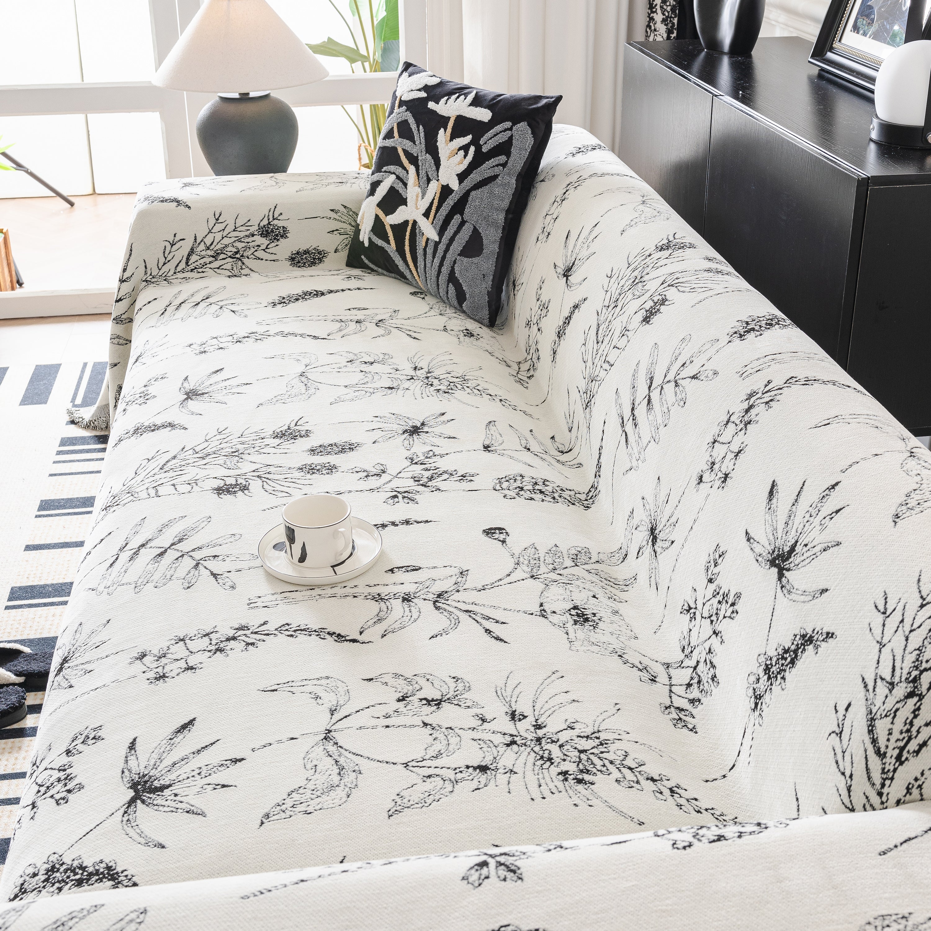 Chenille Giverny Couch Cover, Cozy Blankets for Sofa and Couch, Slip Covers for Couch Sectional - Image 19