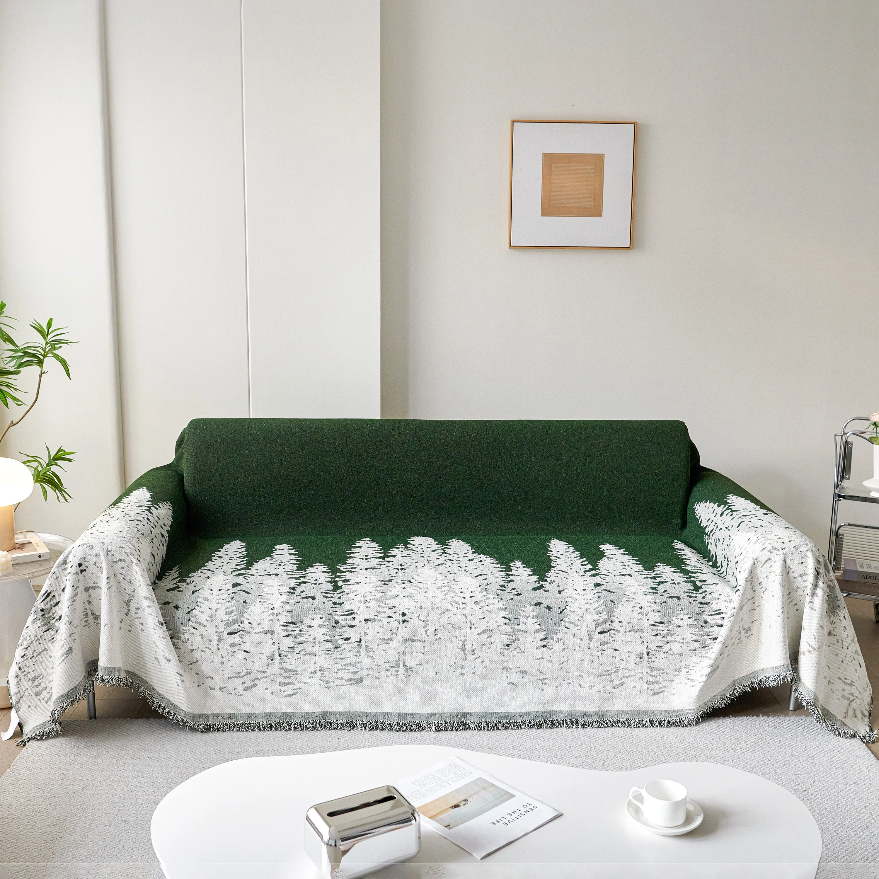 Chenille Grove Sofa Cover Blanket Furniture Protector, Couch Protector Sofa Throw Cover for Couches - Image 108