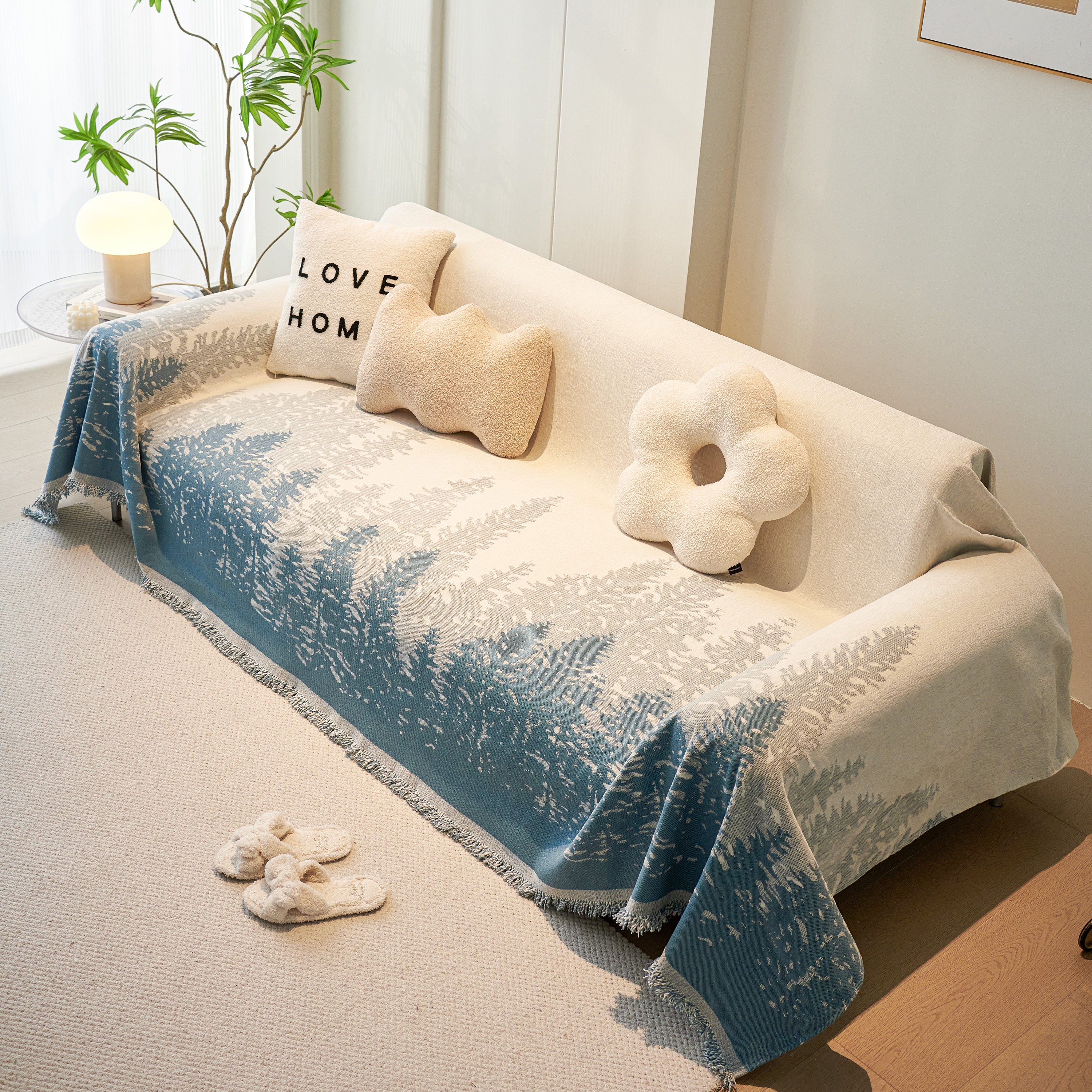 Chenille Grove Sofa Cover Blanket Furniture Protector, Couch Protector Sofa Throw Cover for Couches - Image 11