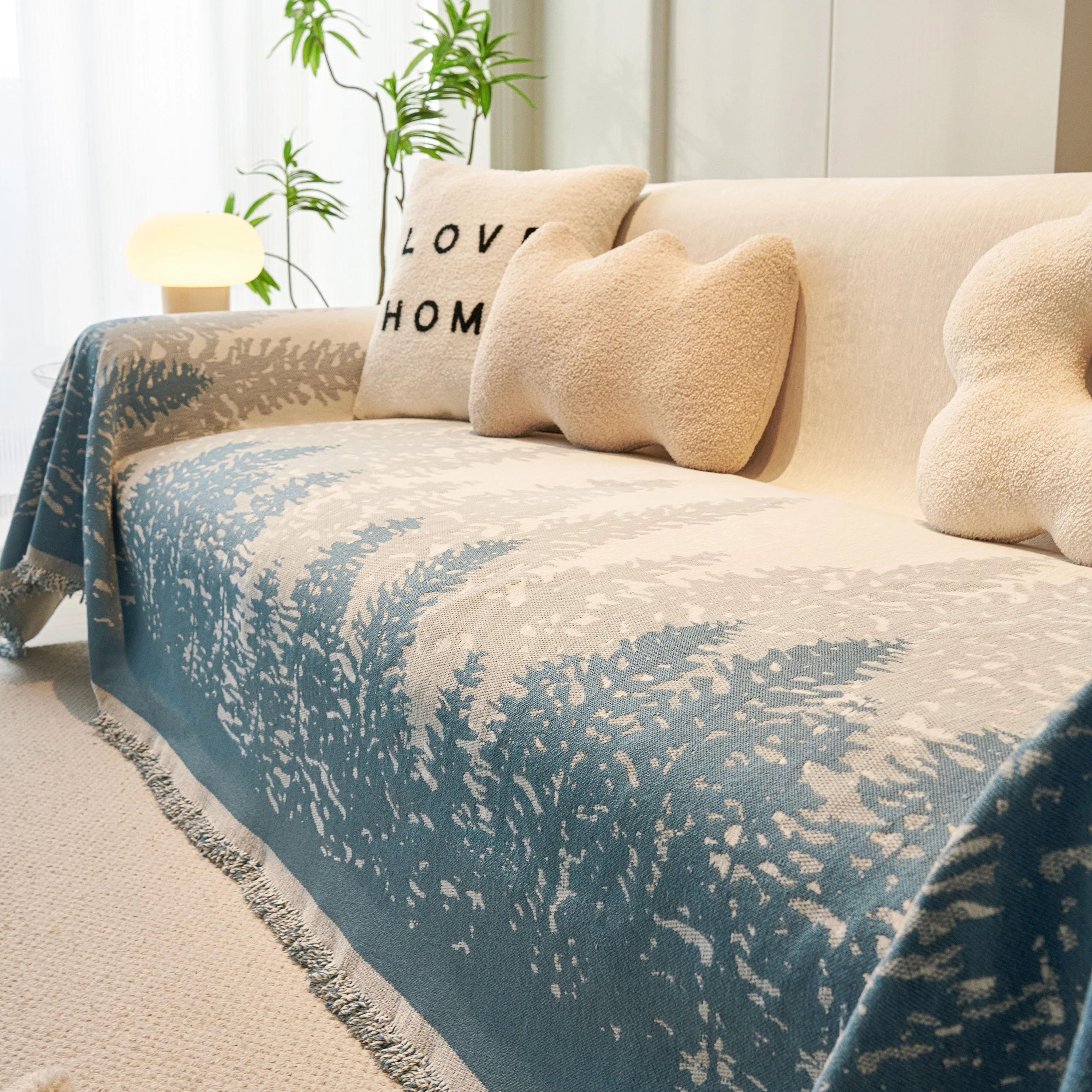 Chenille Grove Sofa Cover Blanket Furniture Protector, Couch Protector Sofa Throw Cover for Couches - Image 15