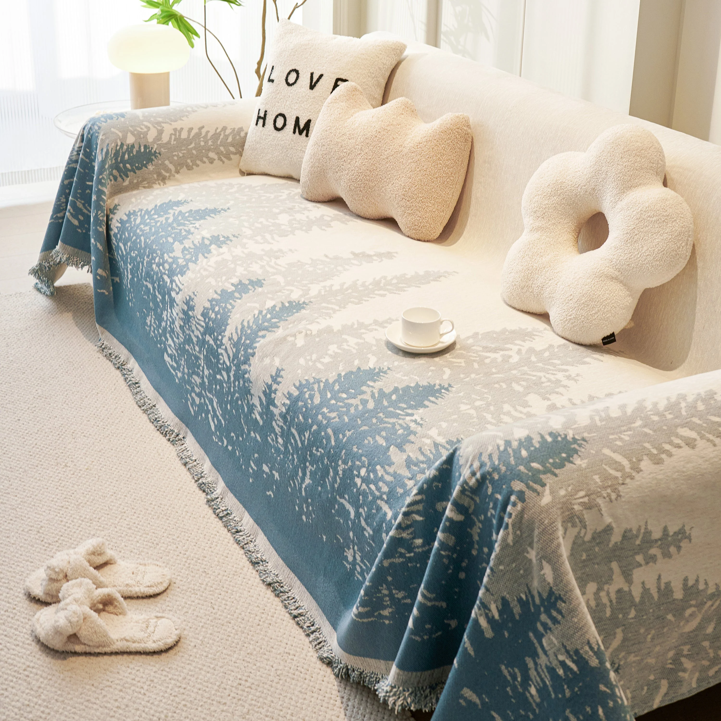 Chenille Grove Sofa Cover Blanket Furniture Protector, Couch Protector Sofa Throw Cover for Couches - Image 18
