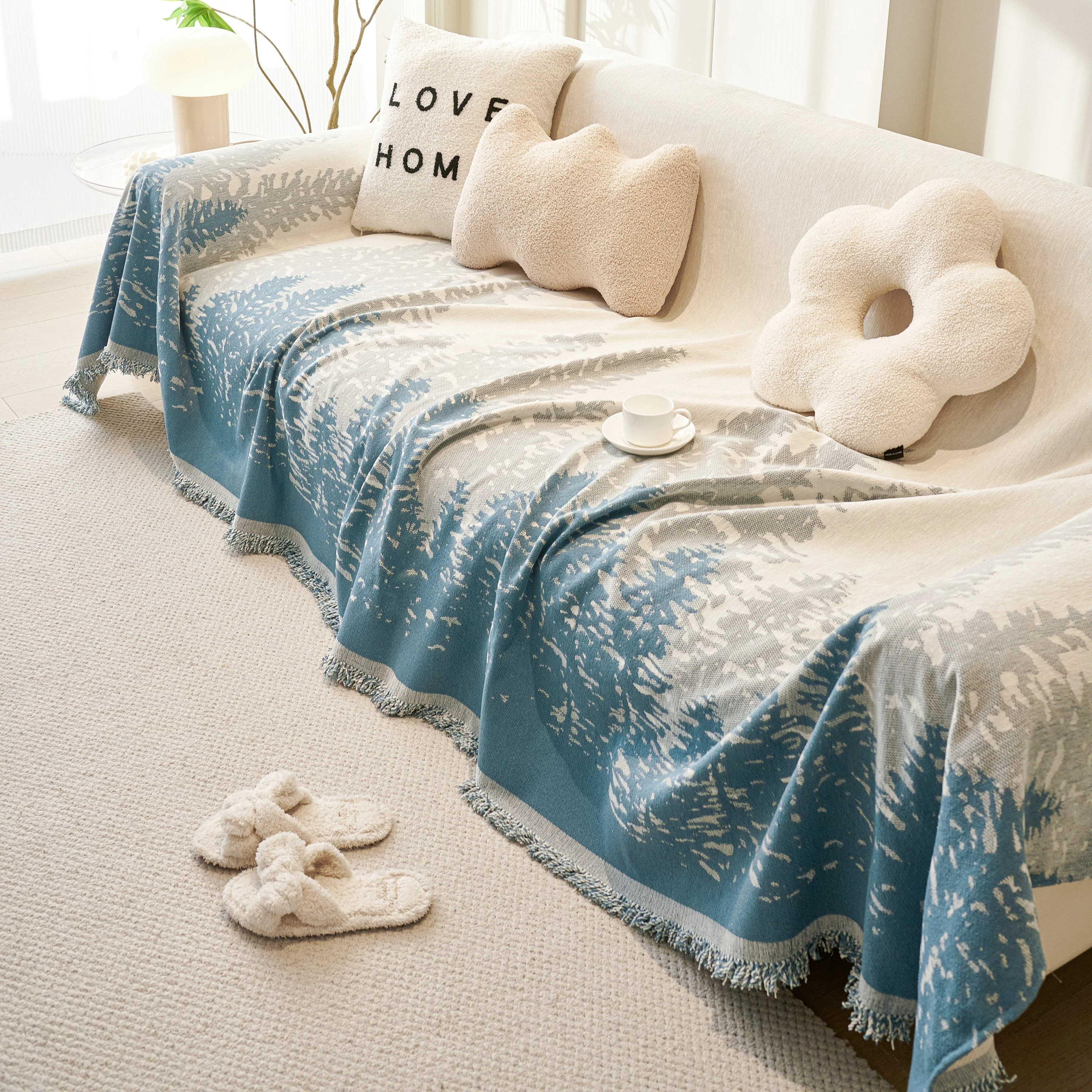 Chenille Grove Sofa Cover Blanket Furniture Protector, Couch Protector Sofa Throw Cover for Couches - Image 20