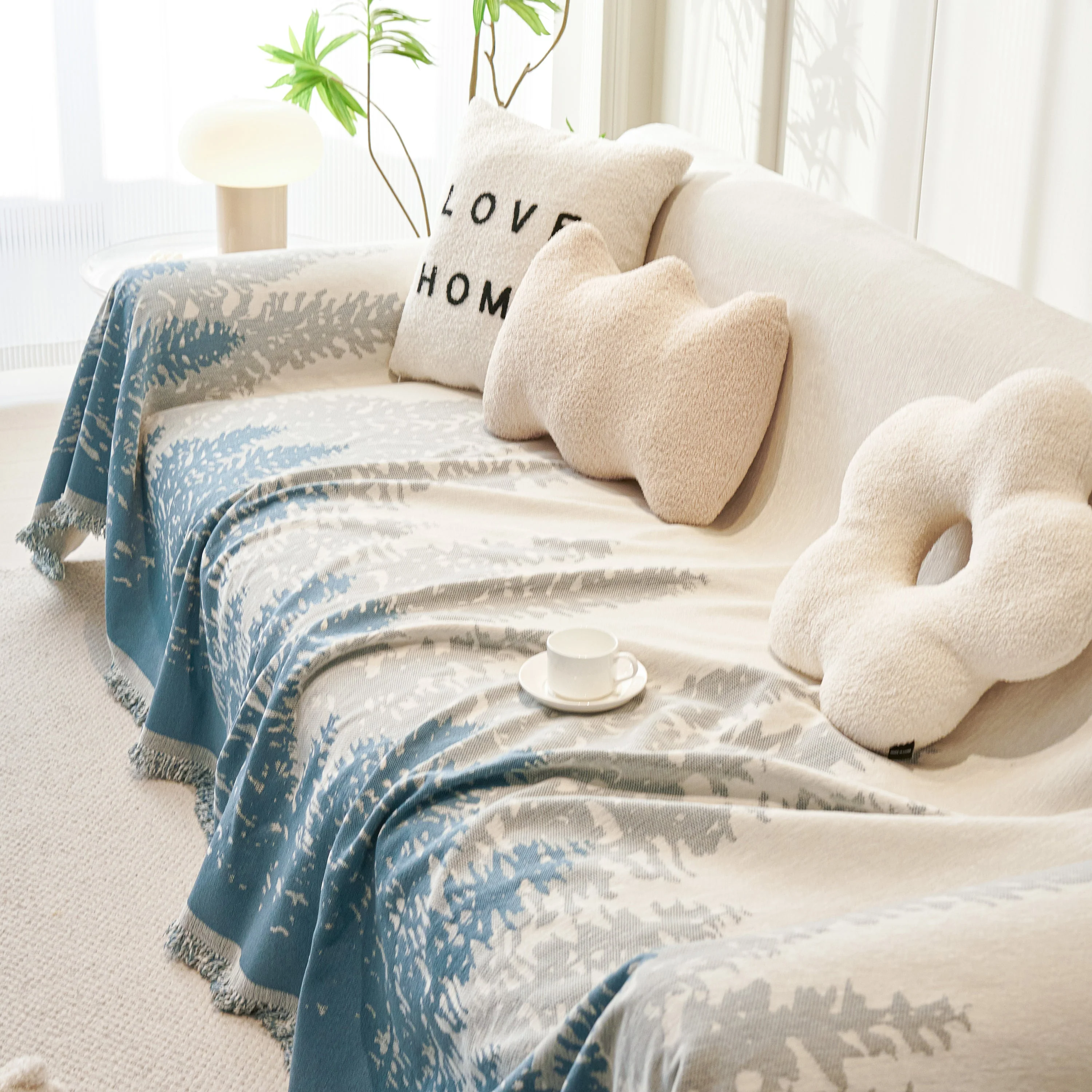 Chenille Grove Sofa Cover Blanket Furniture Protector, Couch Protector Sofa Throw Cover for Couches - Image 22