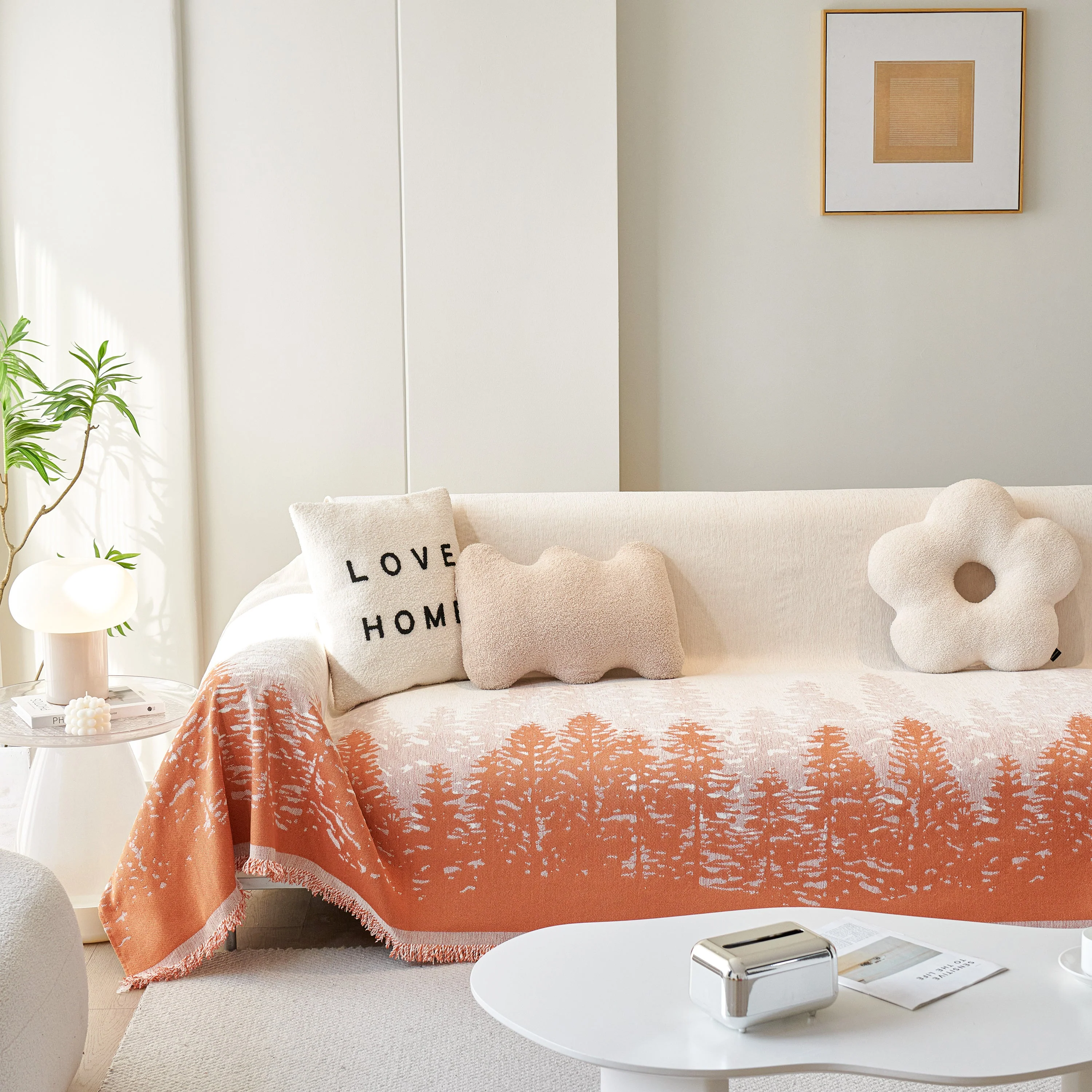 Chenille Grove Sofa Cover Blanket Furniture Protector, Couch Protector Sofa Throw Cover for Couches - Image 33