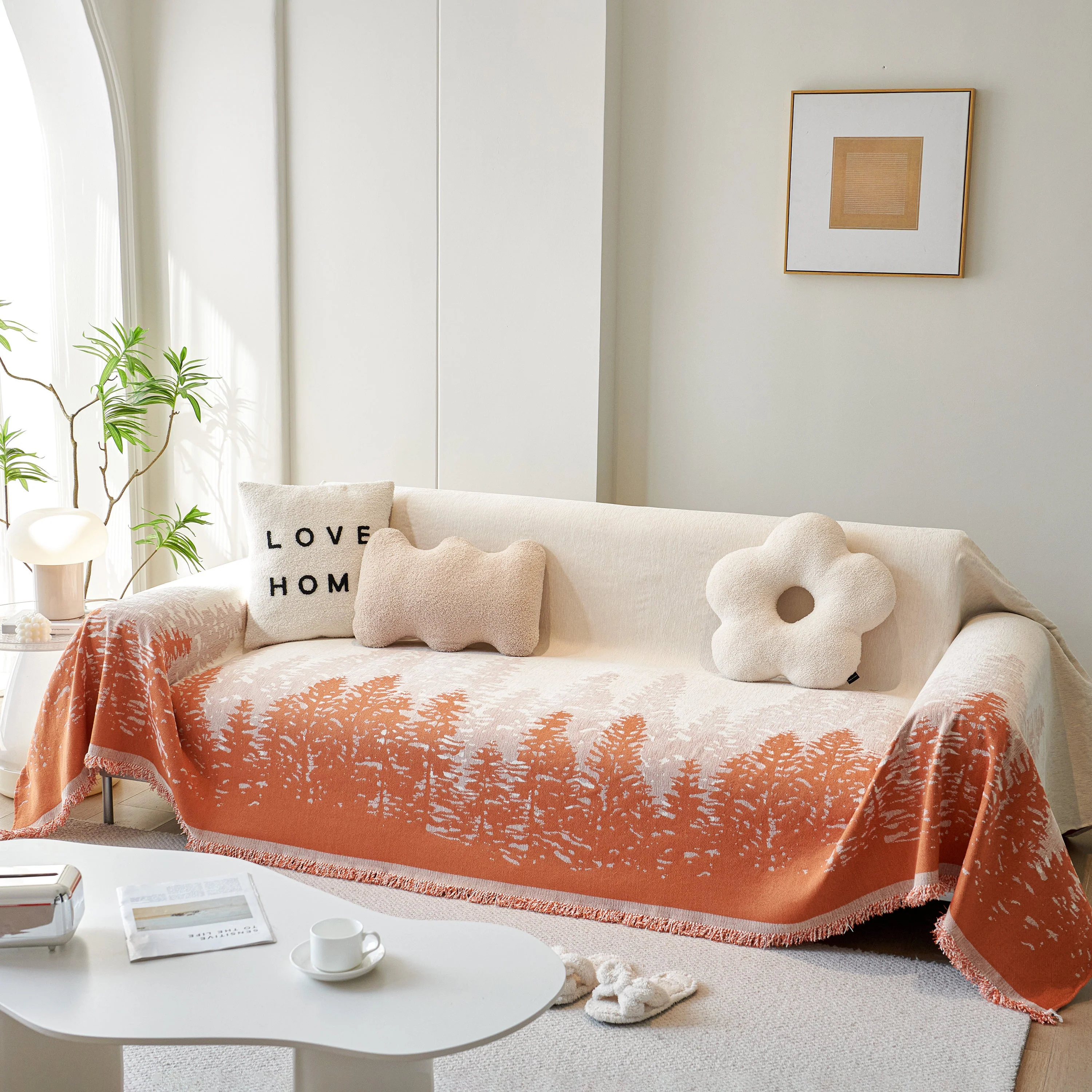 Chenille Grove Sofa Cover Blanket Furniture Protector, Couch Protector Sofa Throw Cover for Couches - Image 34