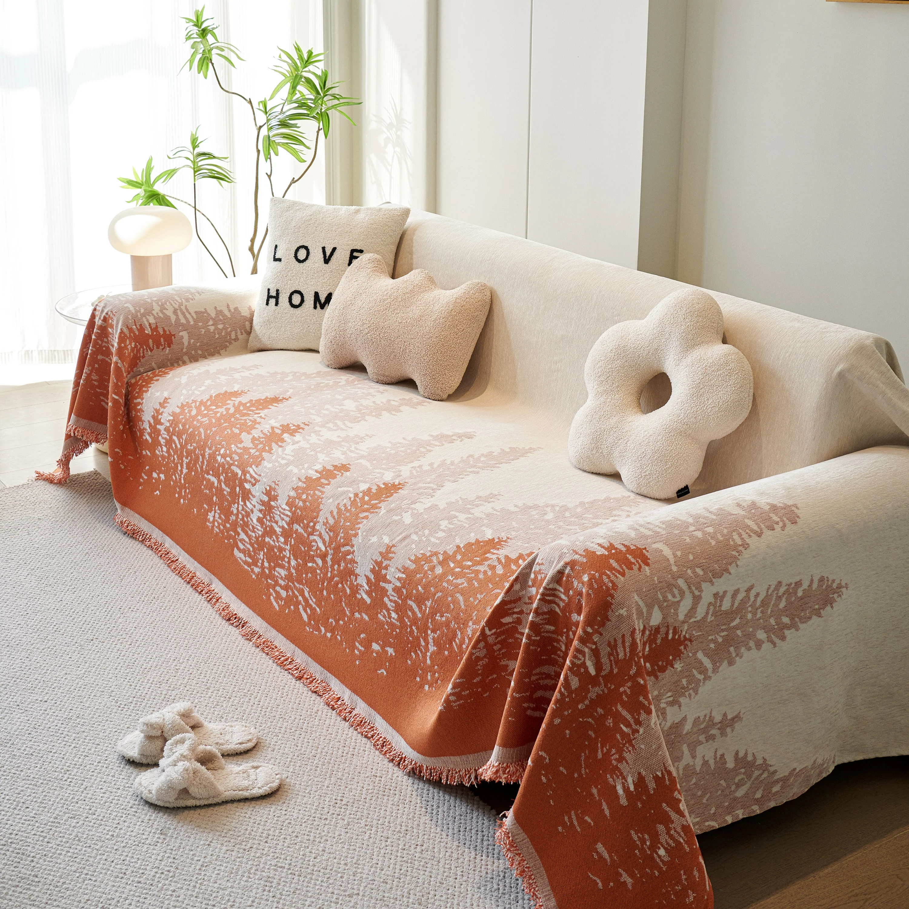 Chenille Grove Sofa Cover Blanket Furniture Protector, Couch Protector Sofa Throw Cover for Couches - Image 35