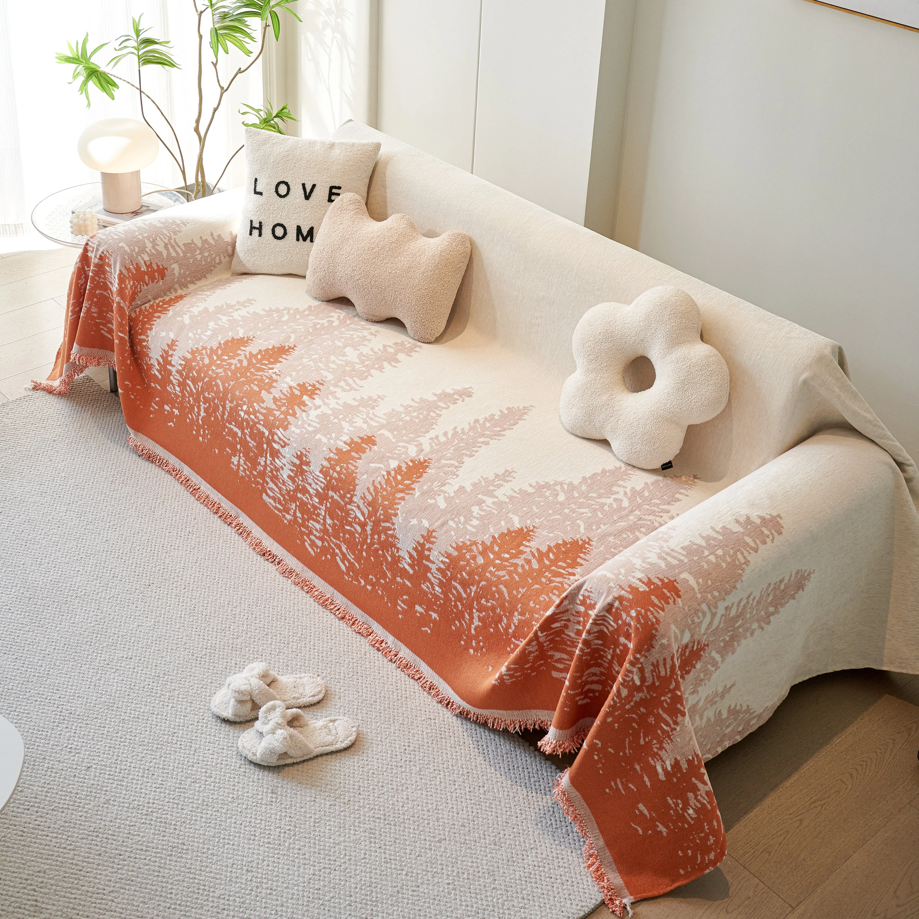 Chenille Grove Sofa Cover Blanket Furniture Protector, Couch Protector Sofa Throw Cover for Couches - Image 36