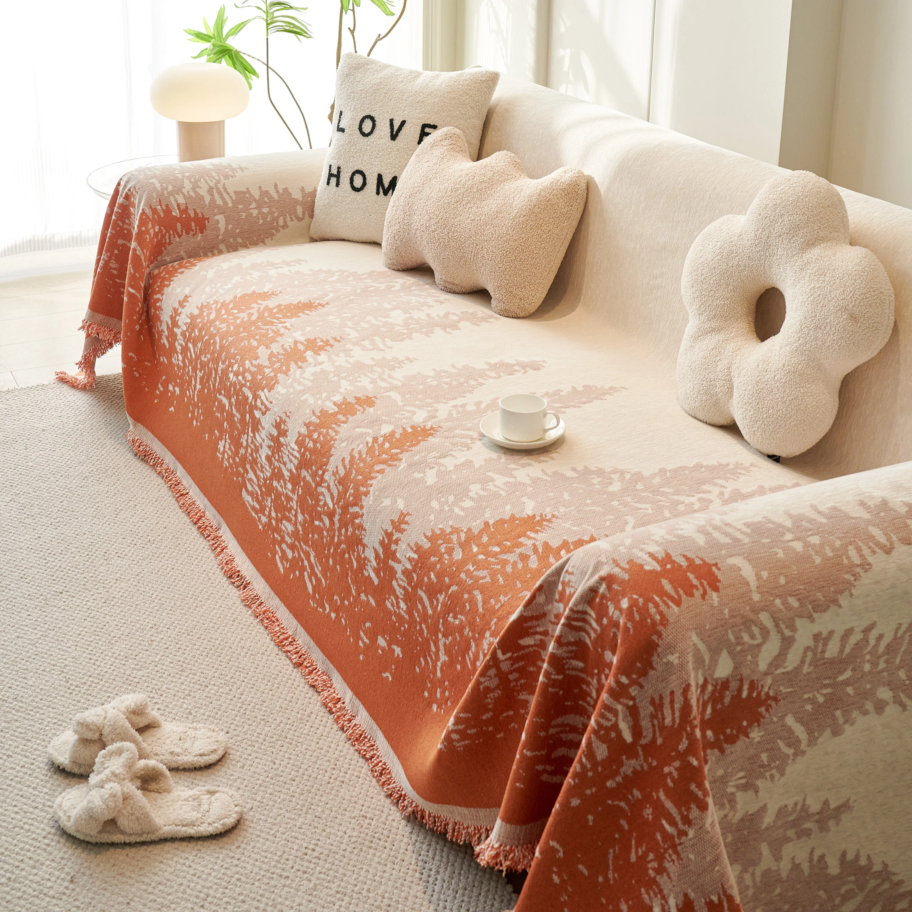 Chenille Grove Sofa Cover Blanket Furniture Protector, Couch Protector Sofa Throw Cover for Couches - Image 42