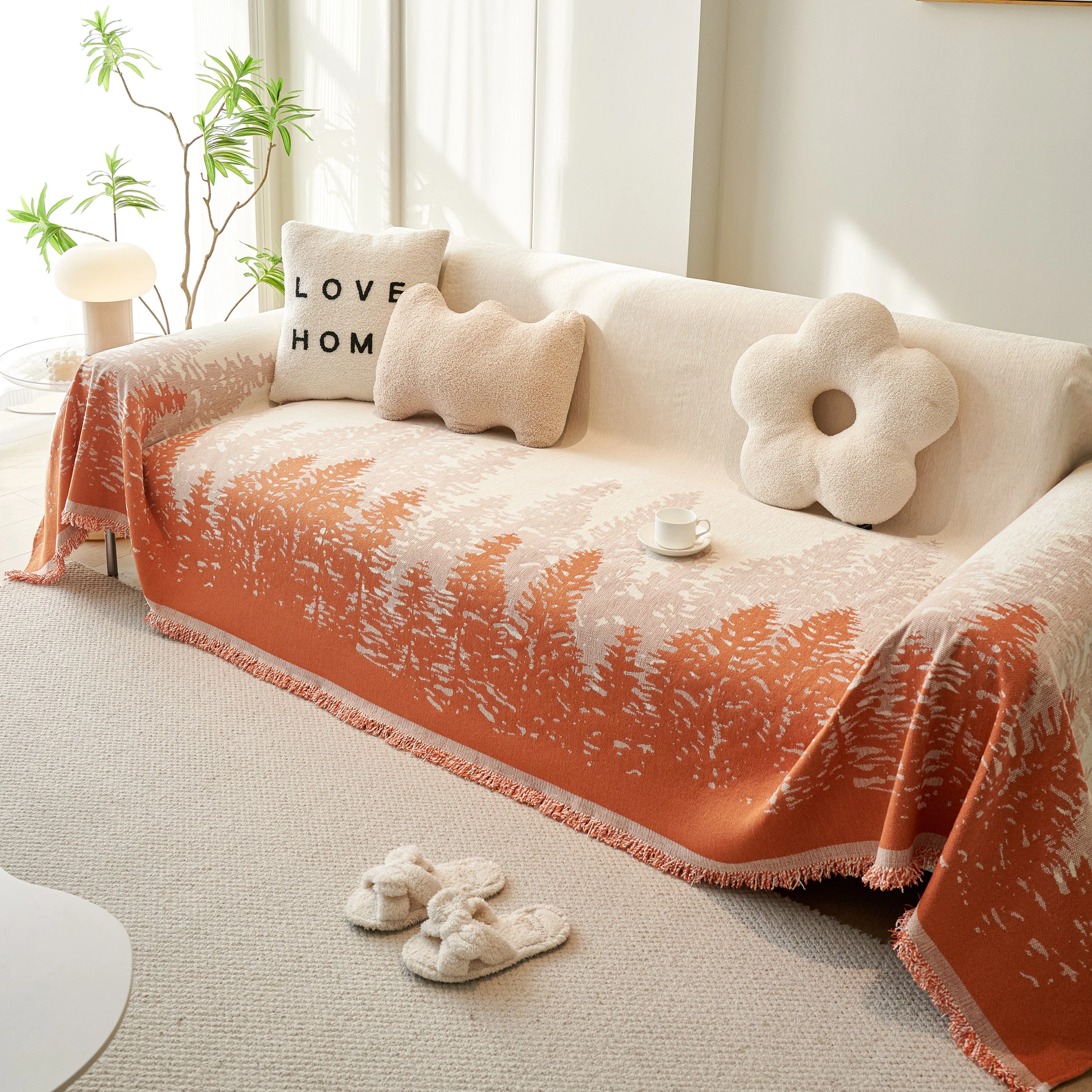 Chenille Grove Sofa Cover Blanket Furniture Protector, Couch Protector Sofa Throw Cover for Couches - Image 43