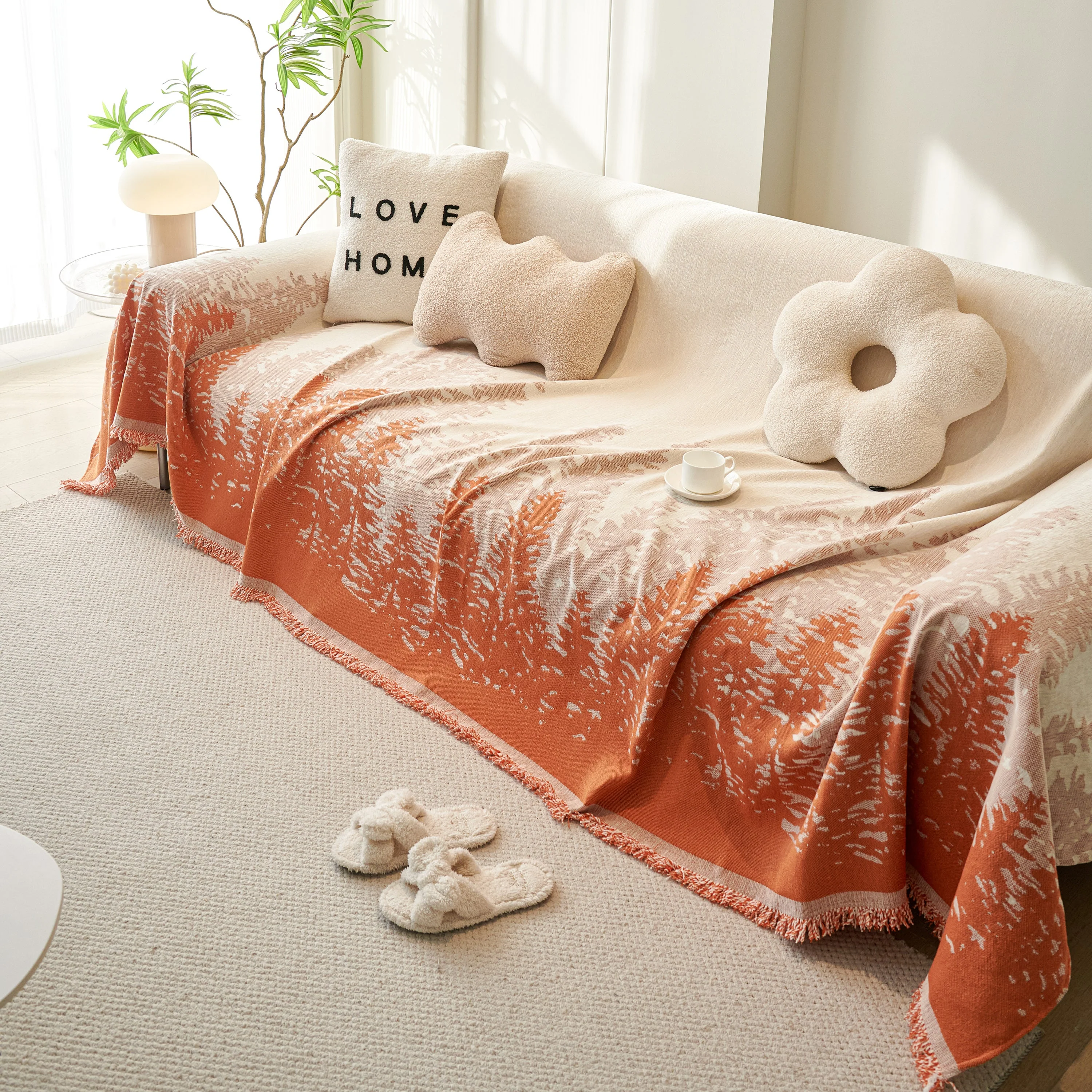 Chenille Grove Sofa Cover Blanket Furniture Protector, Couch Protector Sofa Throw Cover for Couches - Image 44
