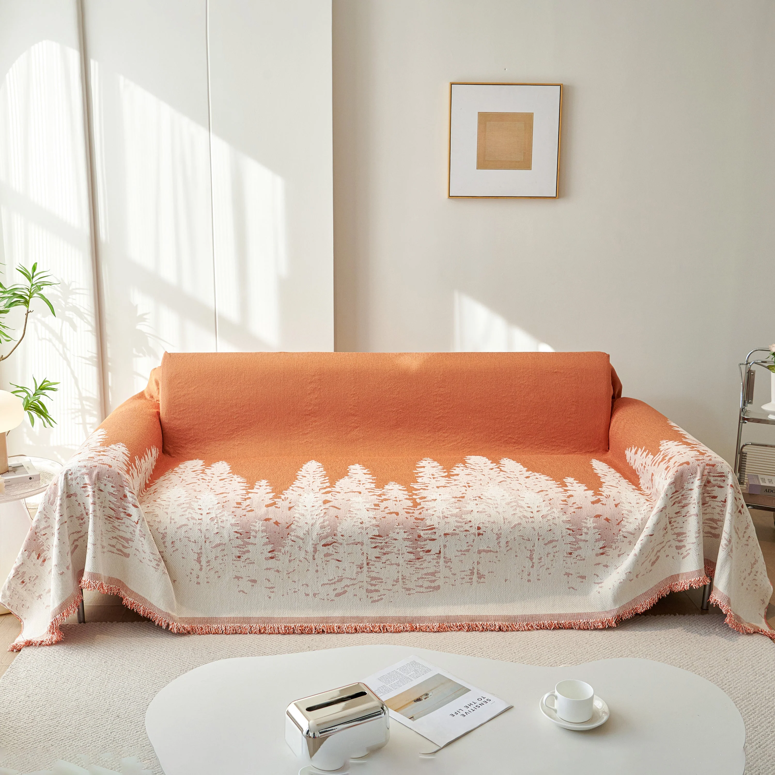 Chenille Grove Sofa Cover Blanket Furniture Protector, Couch Protector Sofa Throw Cover for Couches - Image 55
