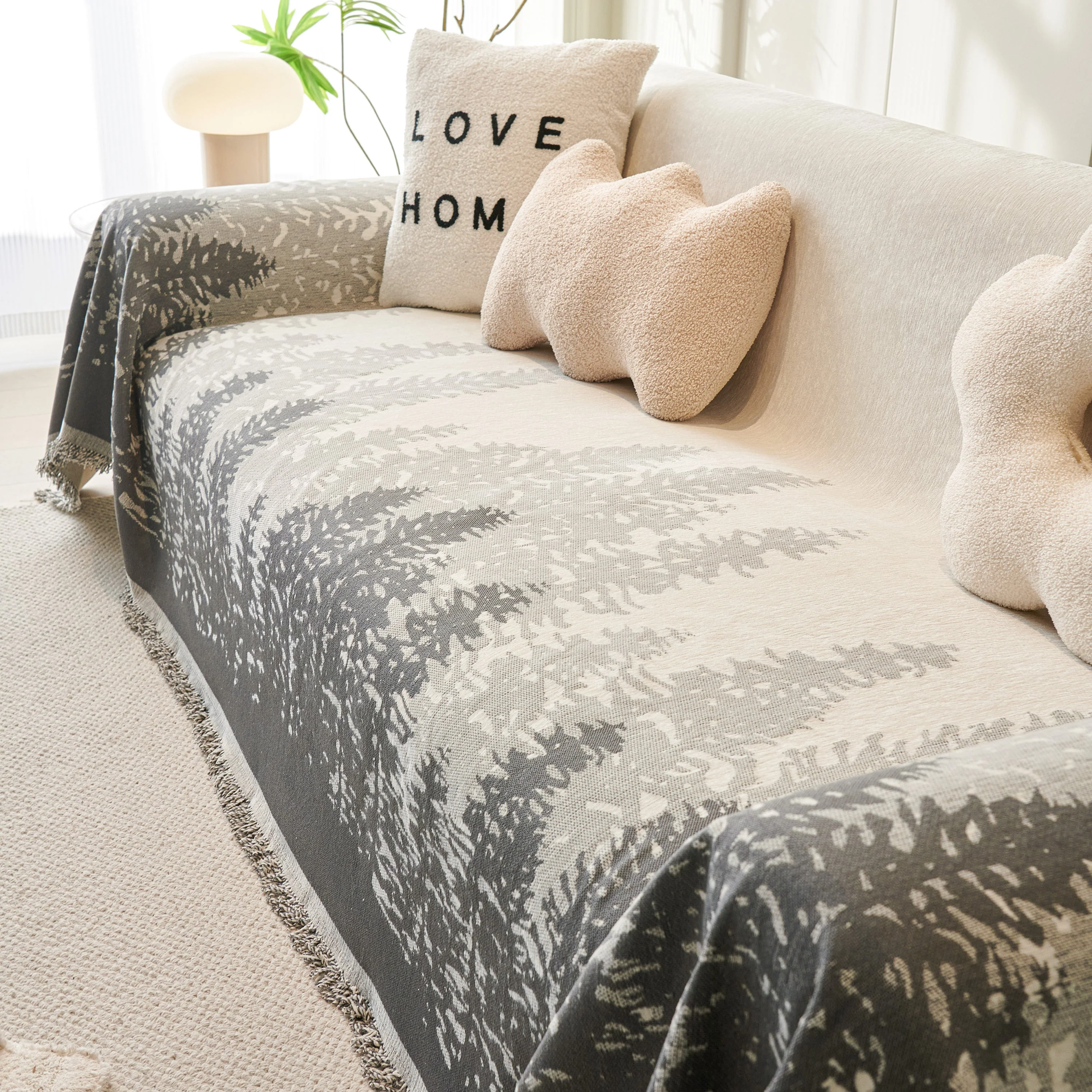 Chenille Grove Sofa Cover Blanket Furniture Protector, Couch Protector Sofa Throw Cover for Couches - Image 63