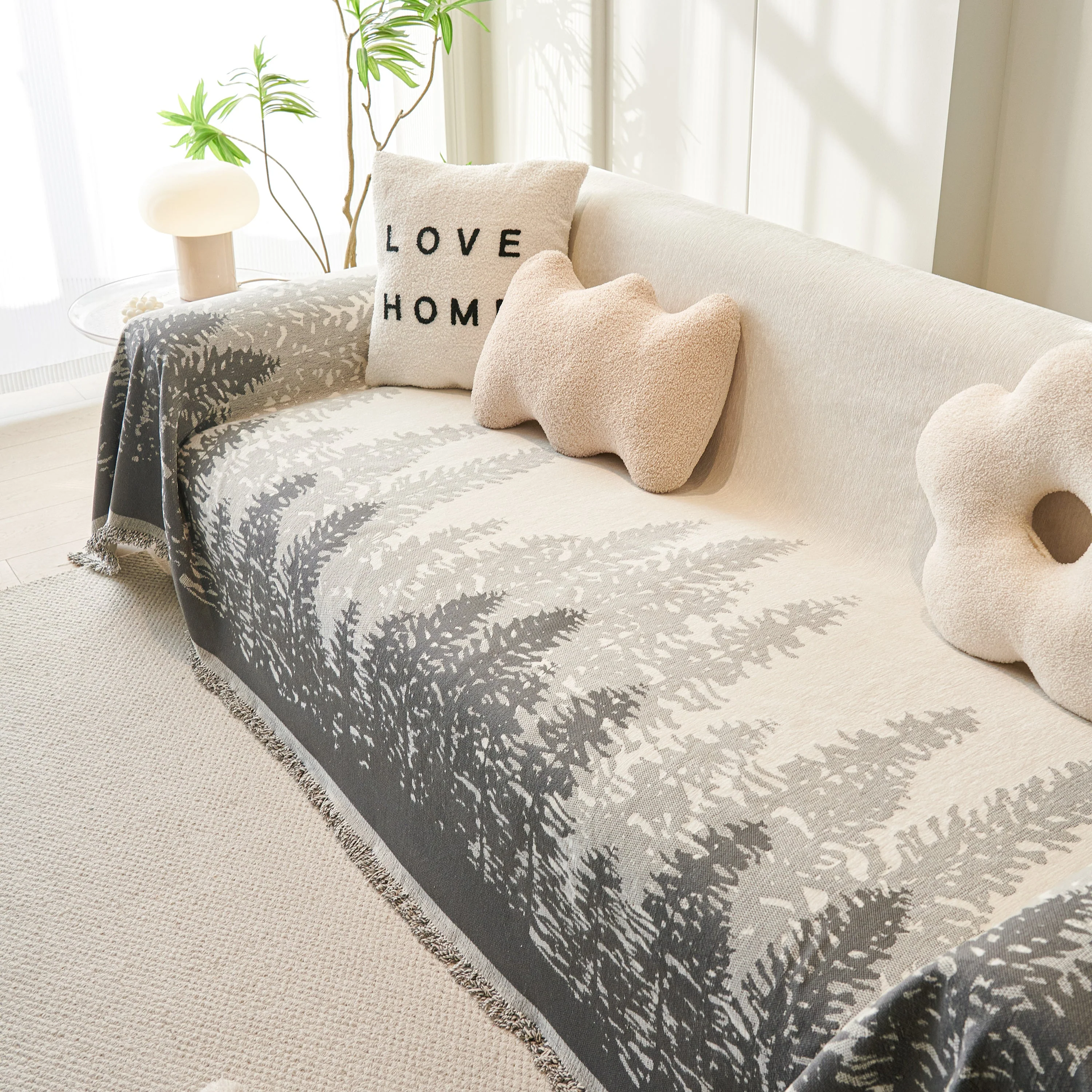 Chenille Grove Sofa Cover Blanket Furniture Protector, Couch Protector Sofa Throw Cover for Couches - Image 65