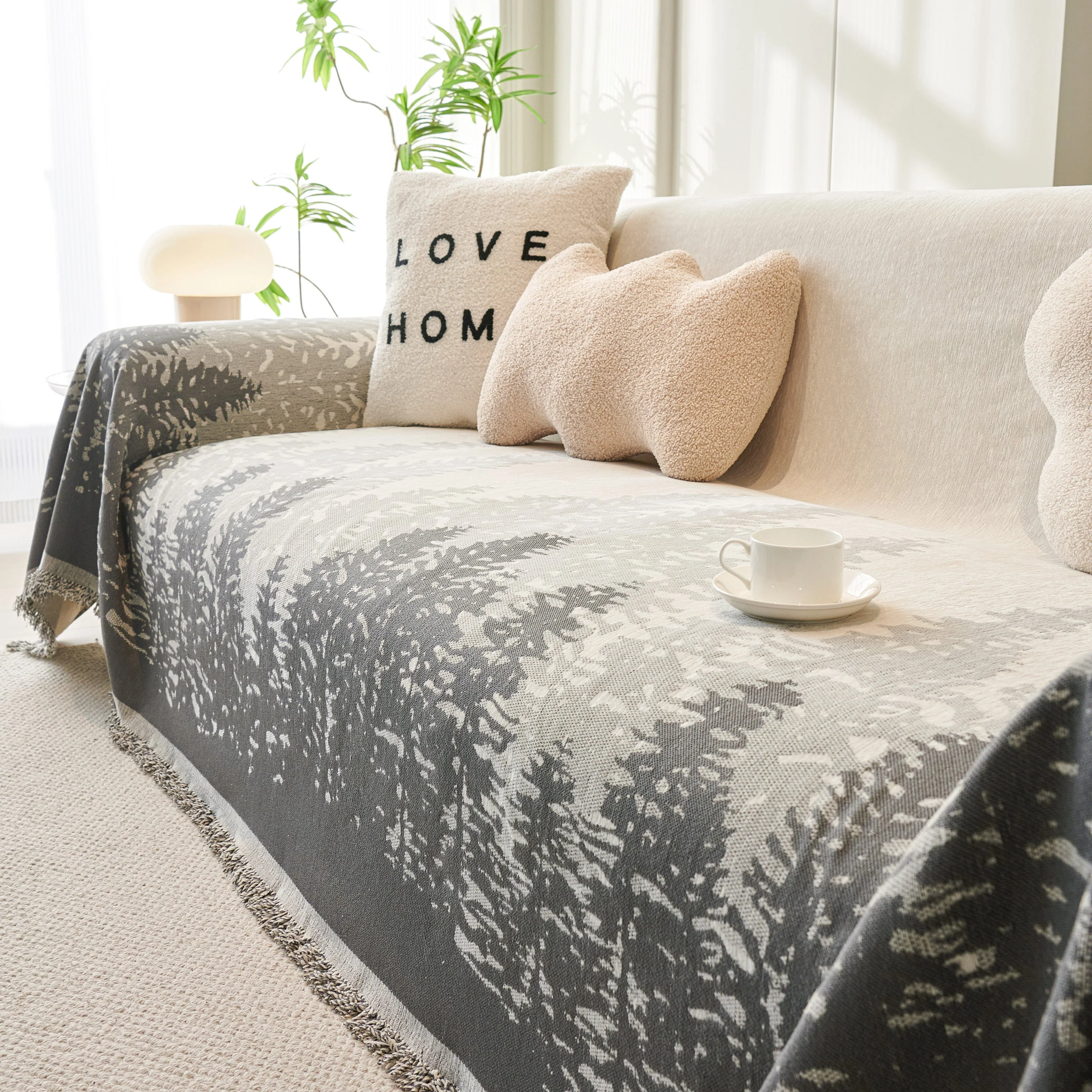 Chenille Grove Sofa Cover Blanket Furniture Protector, Couch Protector Sofa Throw Cover for Couches - Image 67