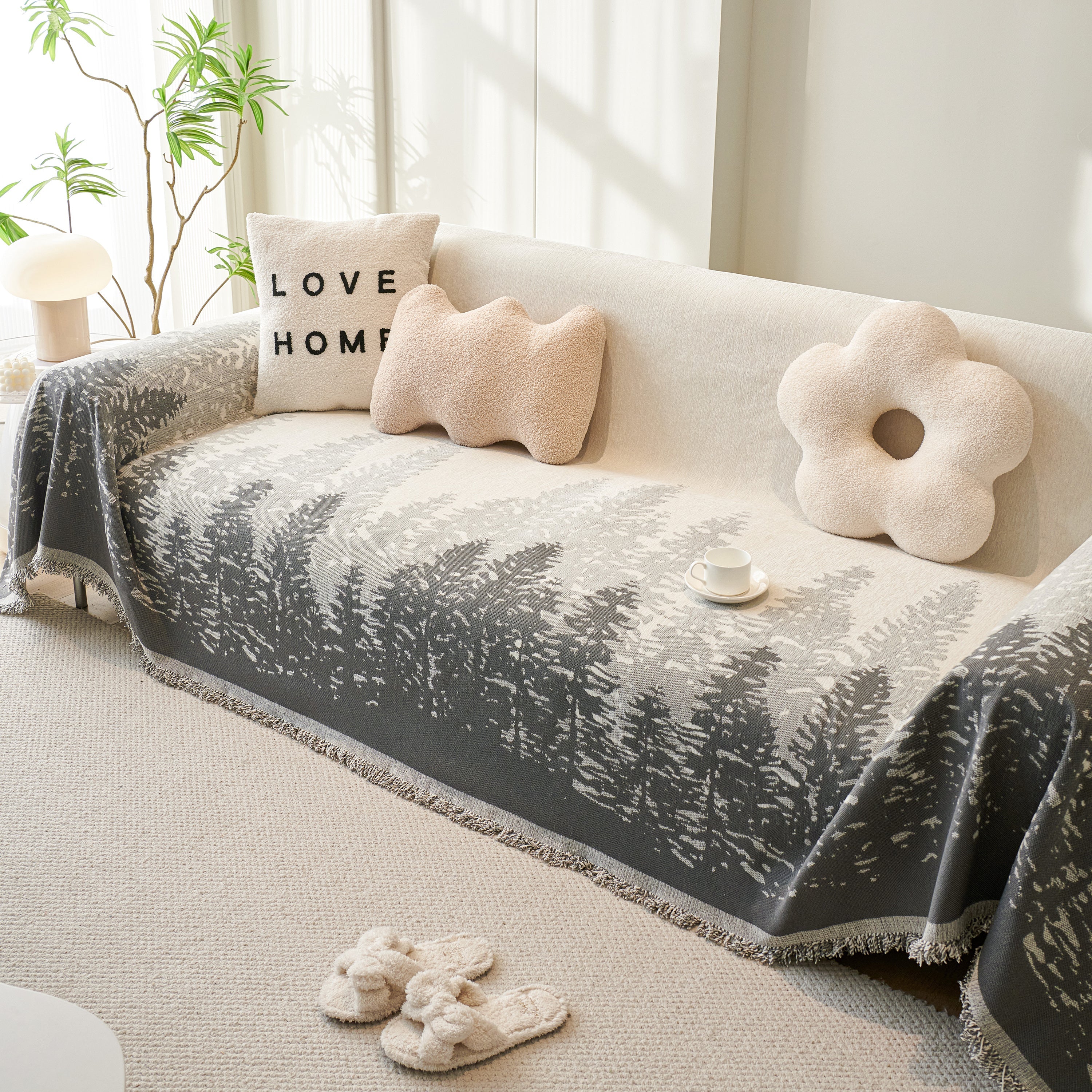 Chenille Grove Sofa Cover Blanket Furniture Protector, Couch Protector Sofa Throw Cover for Couches - Image 69