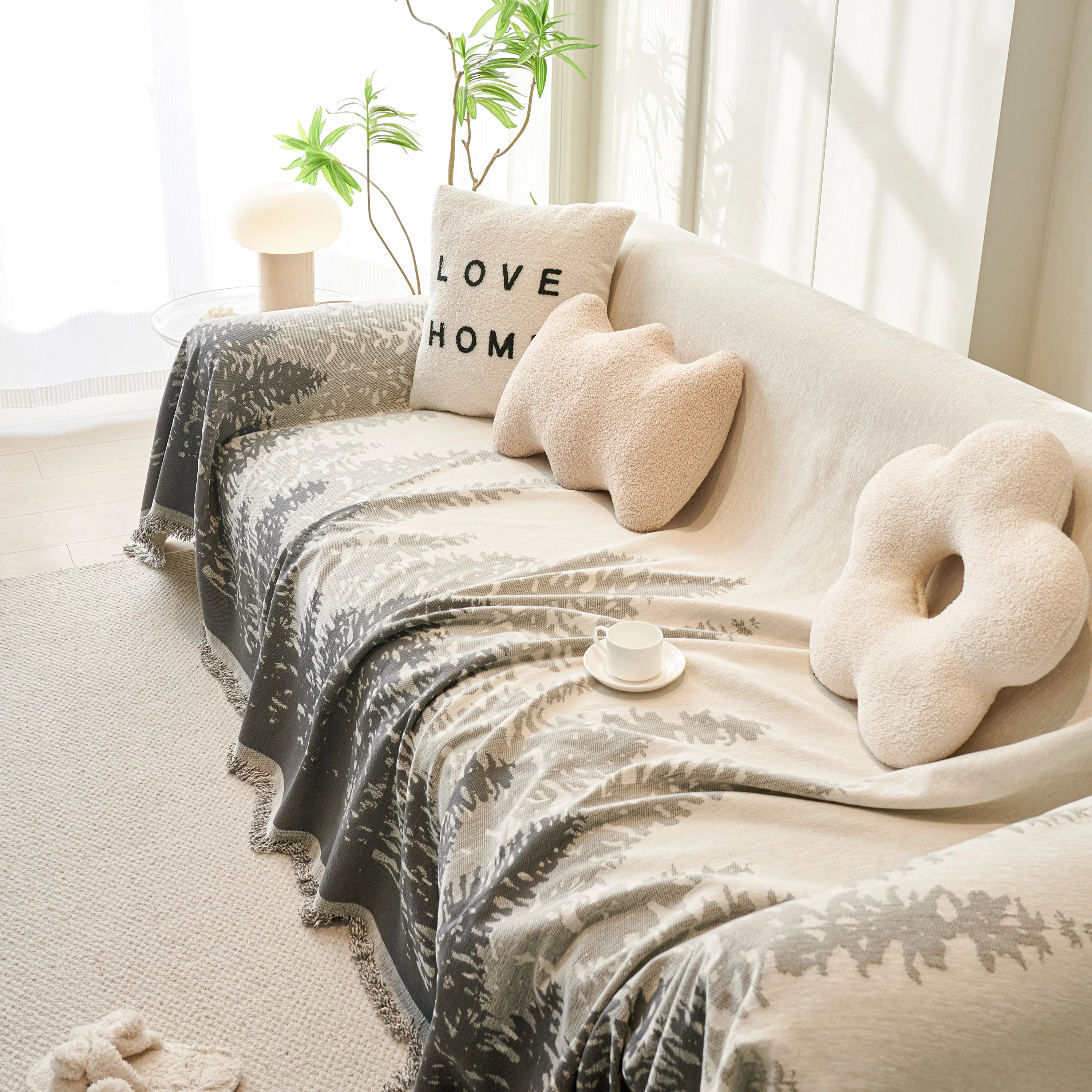 Chenille Grove Sofa Cover Blanket Furniture Protector, Couch Protector Sofa Throw Cover for Couches - Image 70