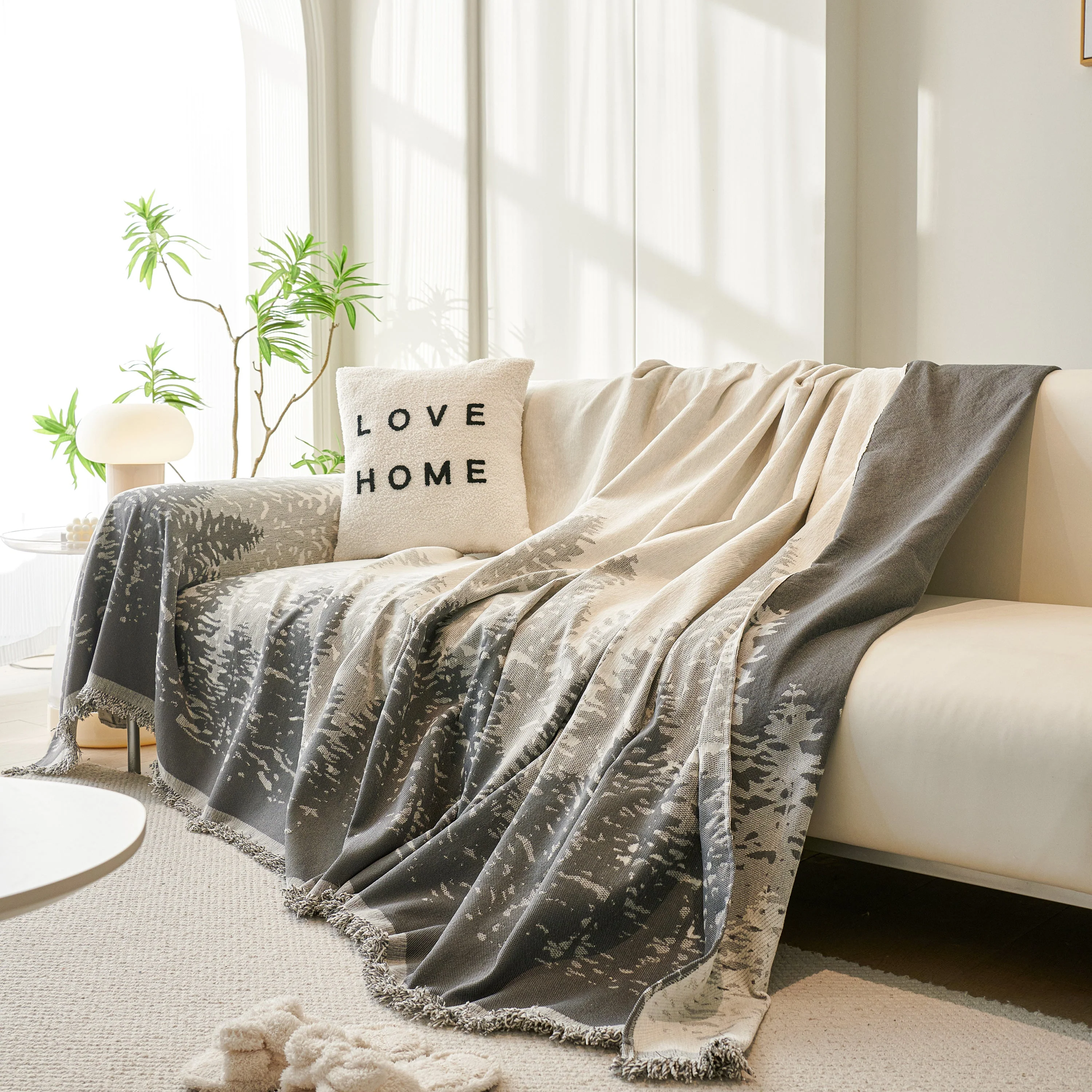 Chenille Grove Sofa Cover Blanket Furniture Protector, Couch Protector Sofa Throw Cover for Couches - Image 73