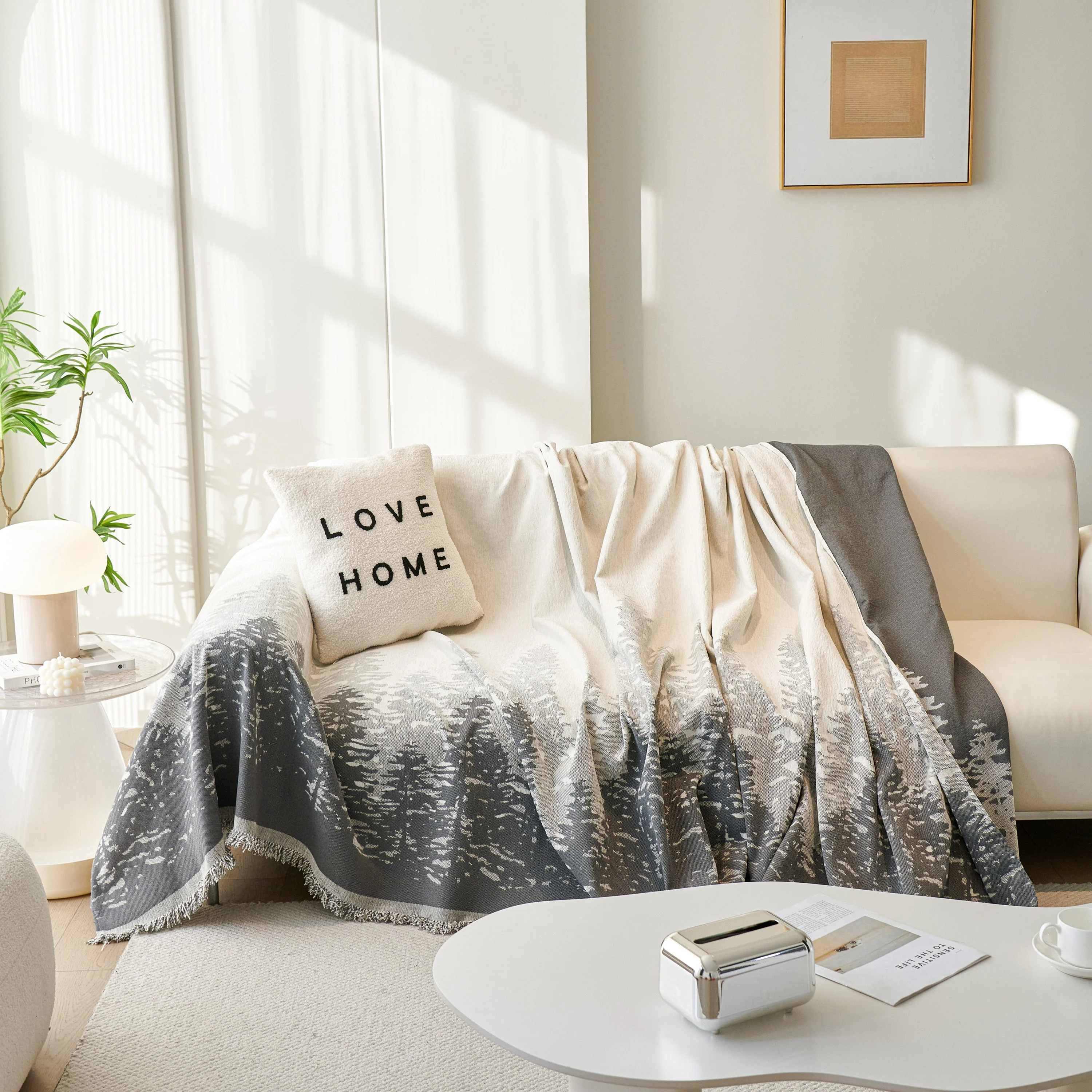 Chenille Grove Sofa Cover Blanket Furniture Protector, Couch Protector Sofa Throw Cover for Couches - Image 75