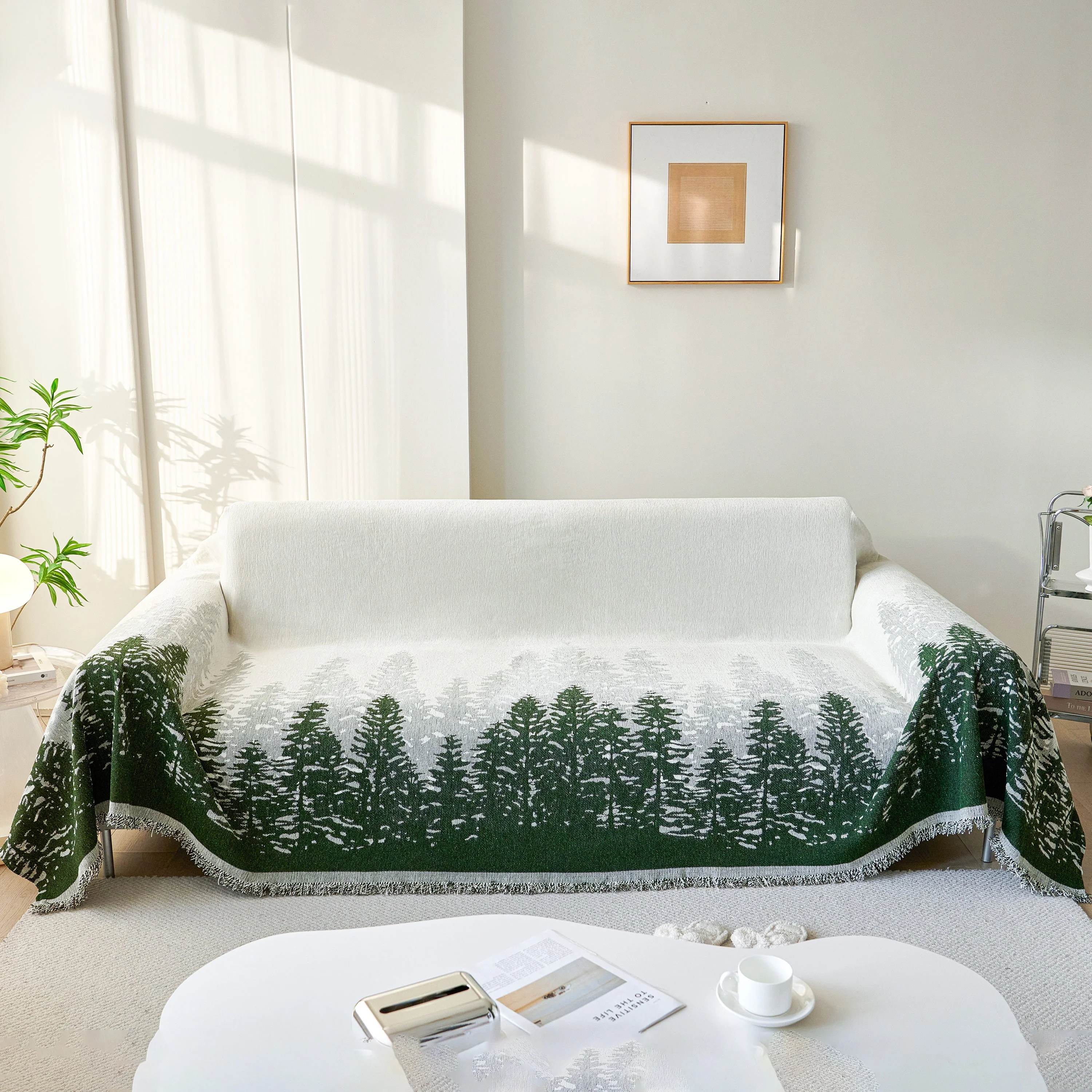 Chenille Grove Sofa Cover Blanket Furniture Protector, Couch Protector Sofa Throw Cover for Couches - Image 81