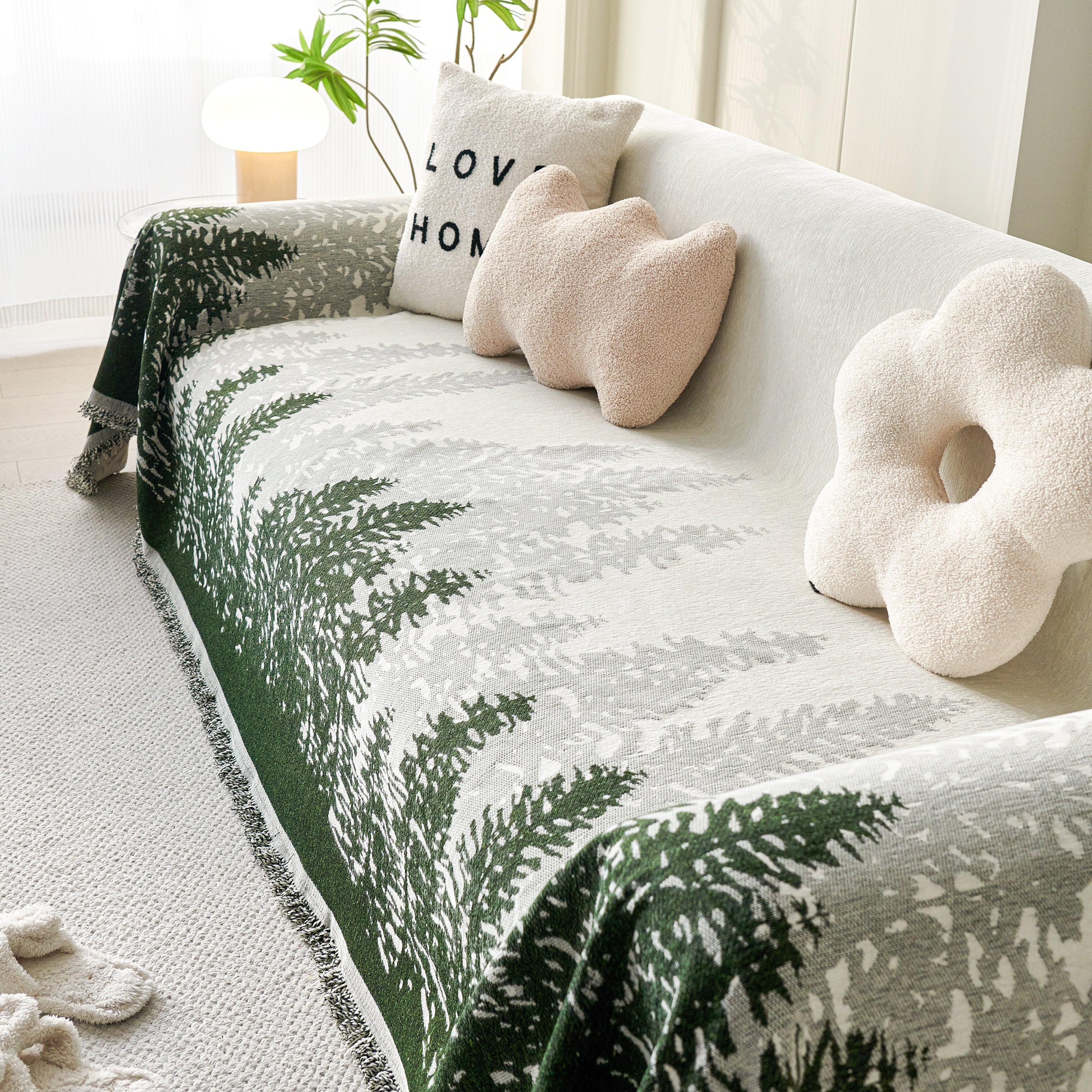 Chenille Grove Sofa Cover Blanket Furniture Protector, Couch Protector Sofa Throw Cover for Couches - Image 87