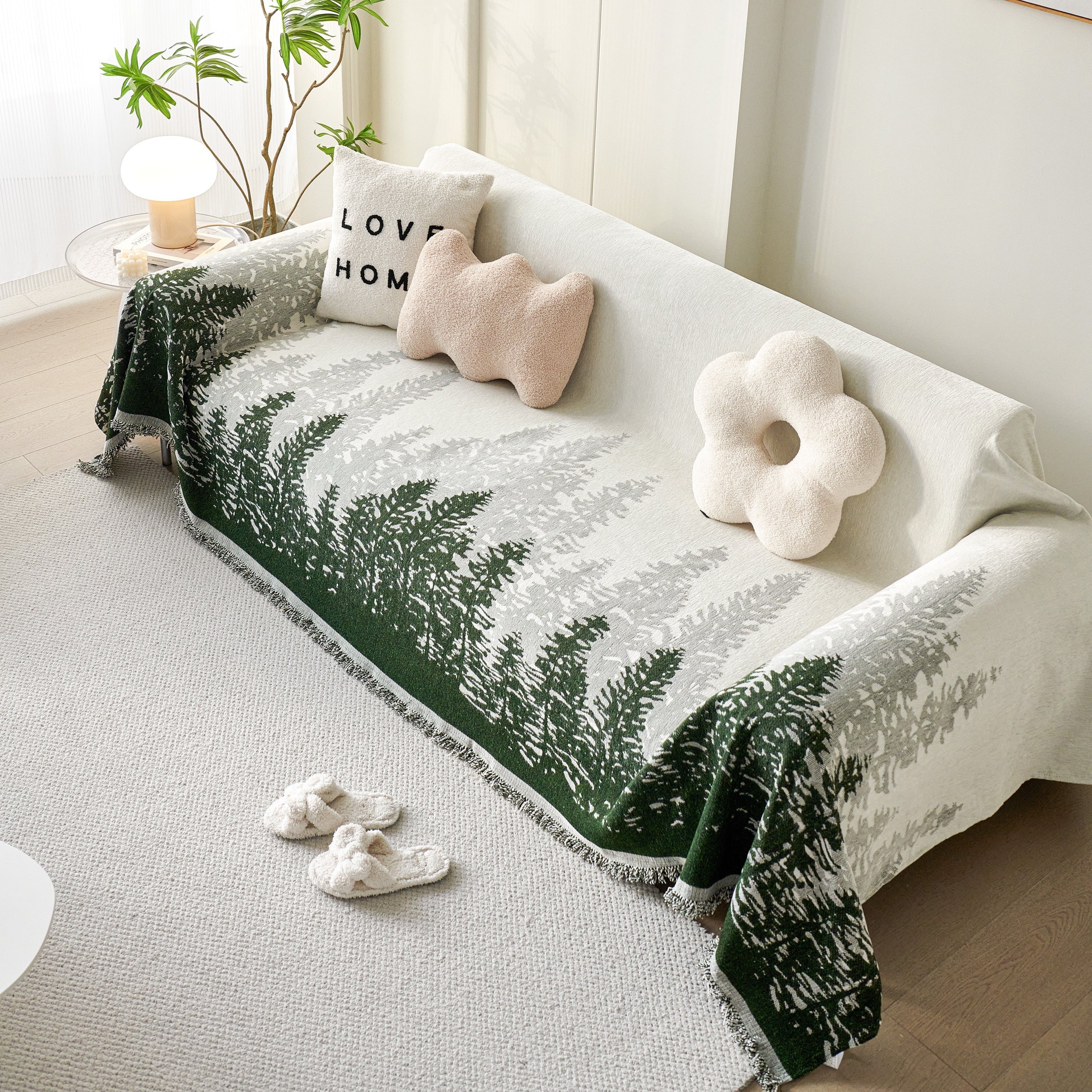 Chenille Grove Sofa Cover Blanket Furniture Protector, Couch Protector Sofa Throw Cover for Couches - Image 88
