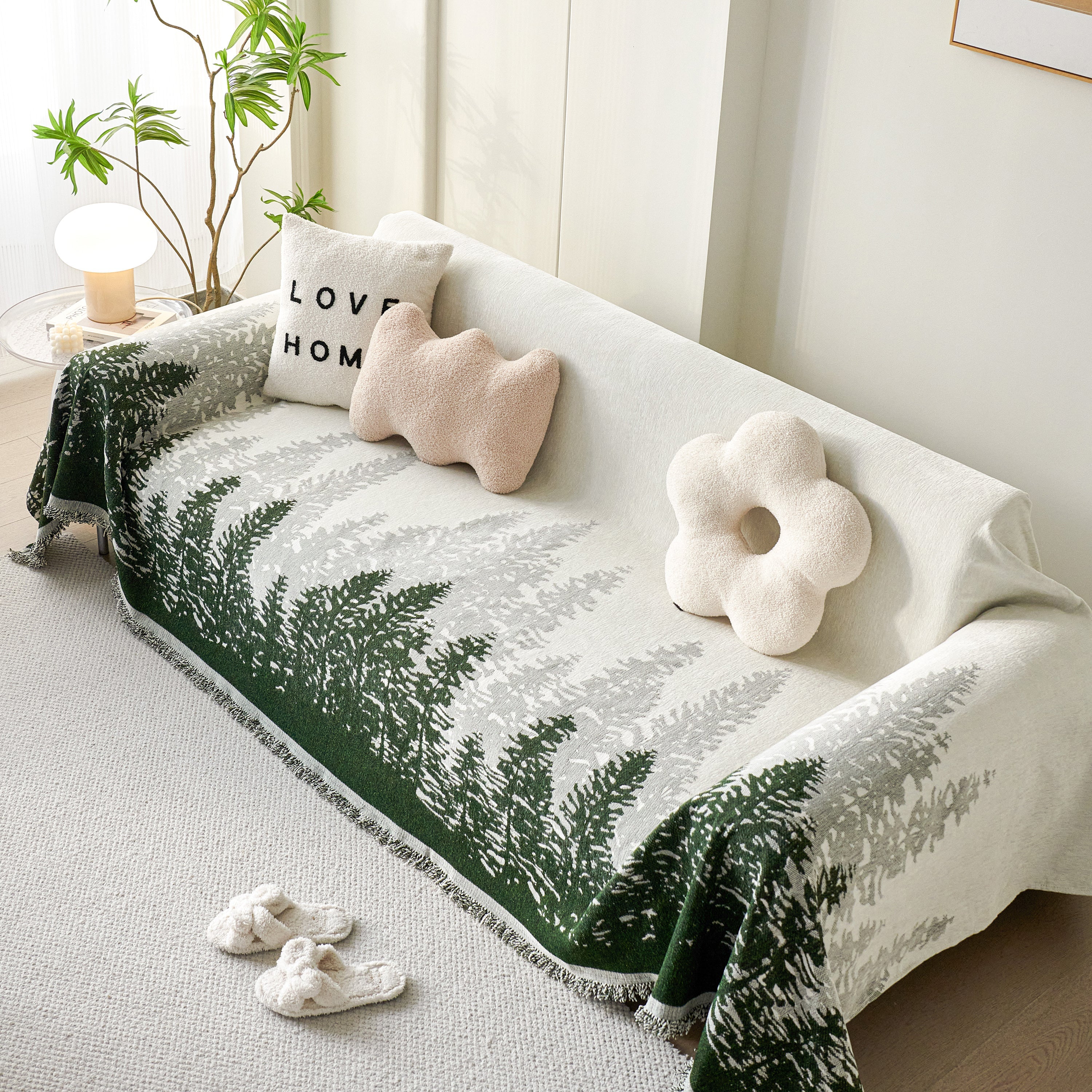 Chenille Grove Sofa Cover Blanket Furniture Protector, Couch Protector Sofa Throw Cover for Couches - Image 89