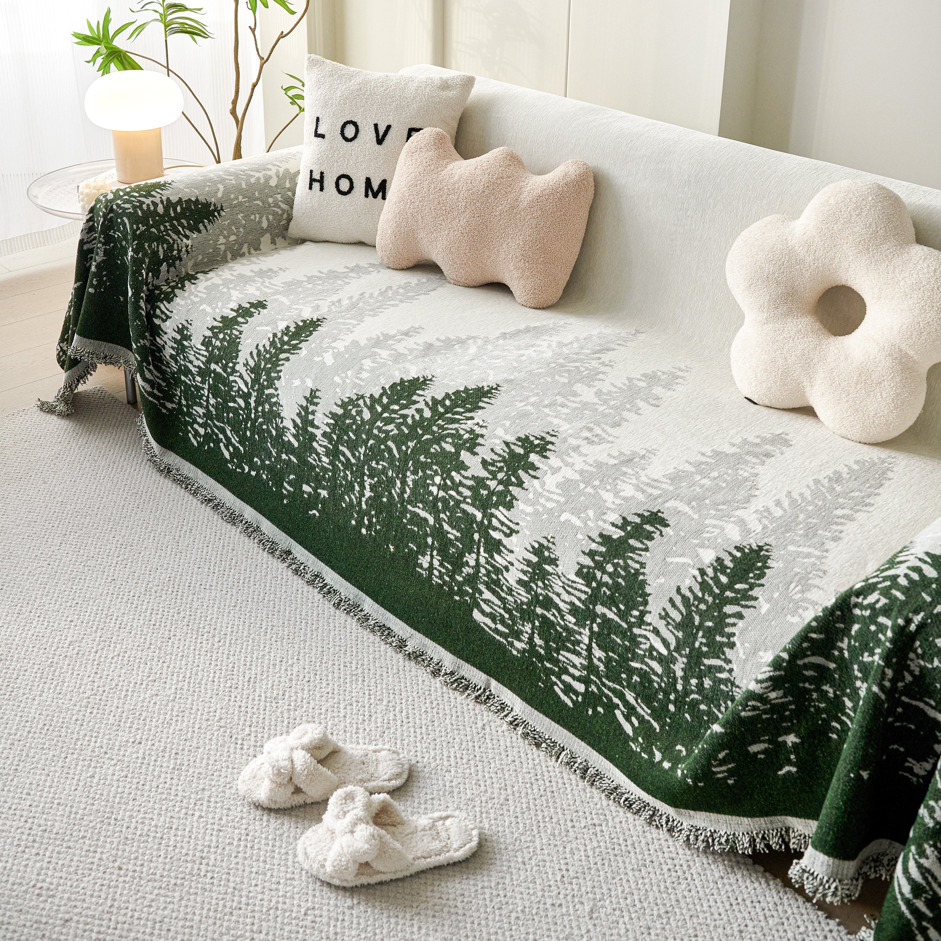 Chenille Grove Sofa Cover Blanket Furniture Protector, Couch Protector Sofa Throw Cover for Couches - Image 91