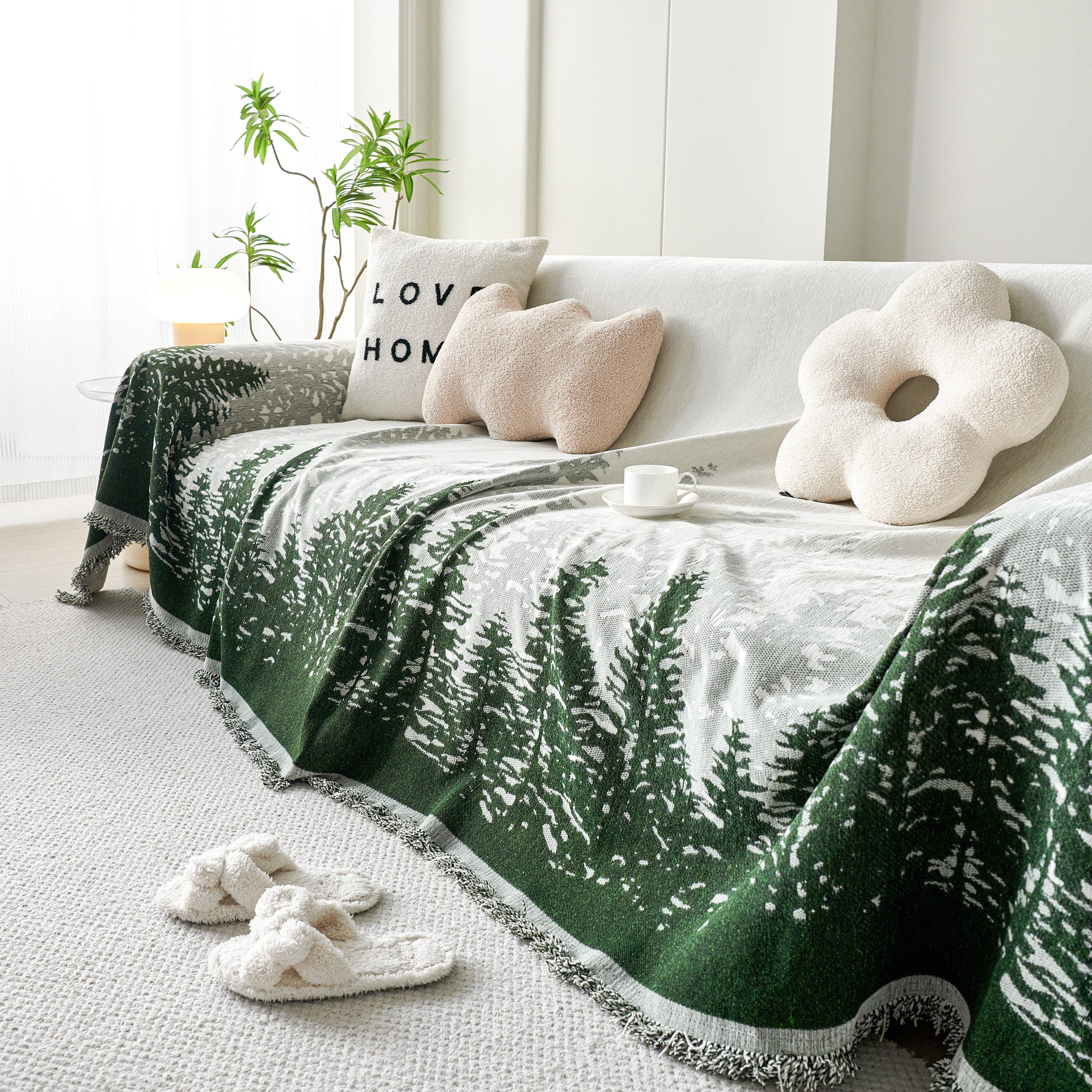 Chenille Grove Sofa Cover Blanket Furniture Protector, Couch Protector Sofa Throw Cover for Couches - Image 98