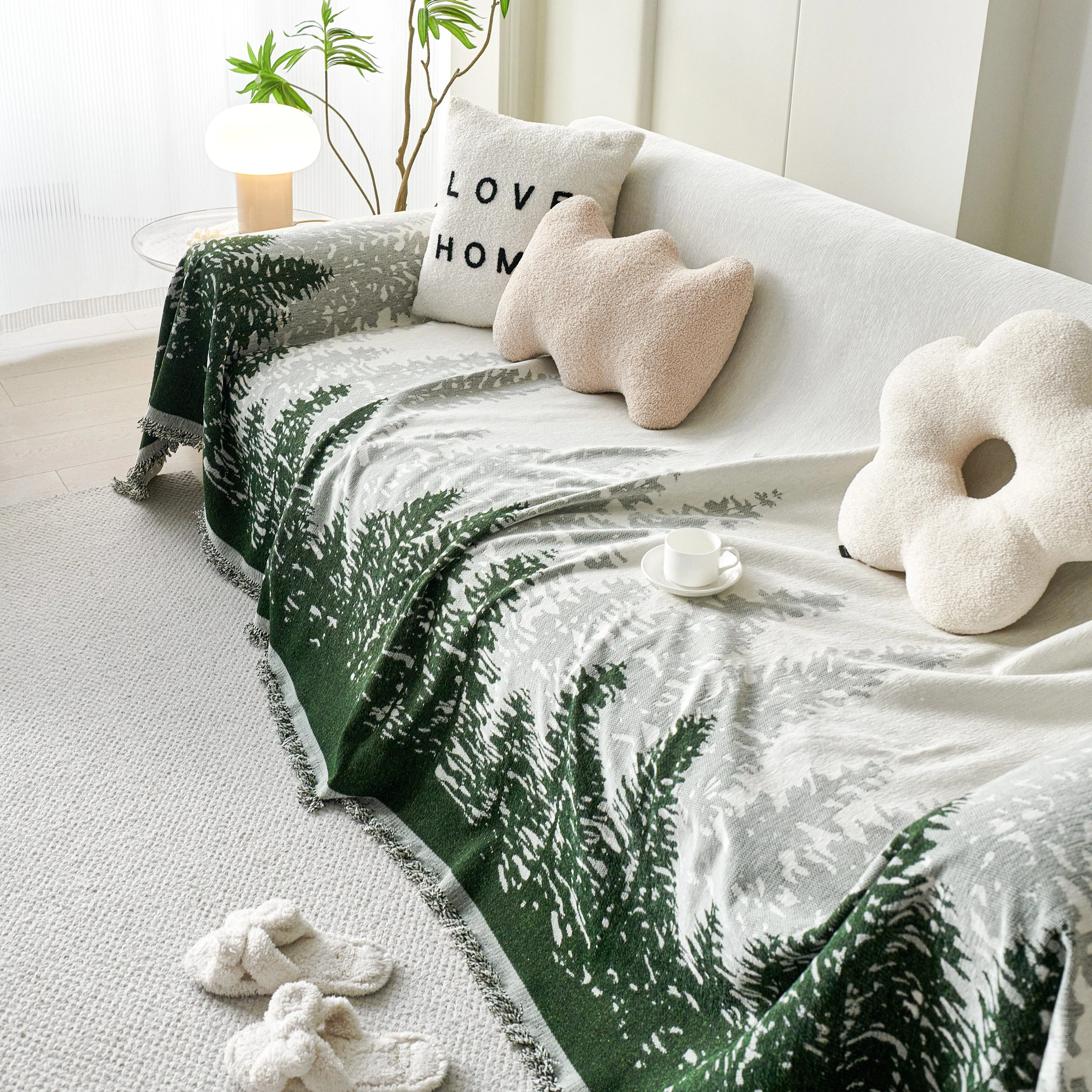 Chenille Grove Sofa Cover Blanket Furniture Protector, Couch Protector Sofa Throw Cover for Couches - Image 99