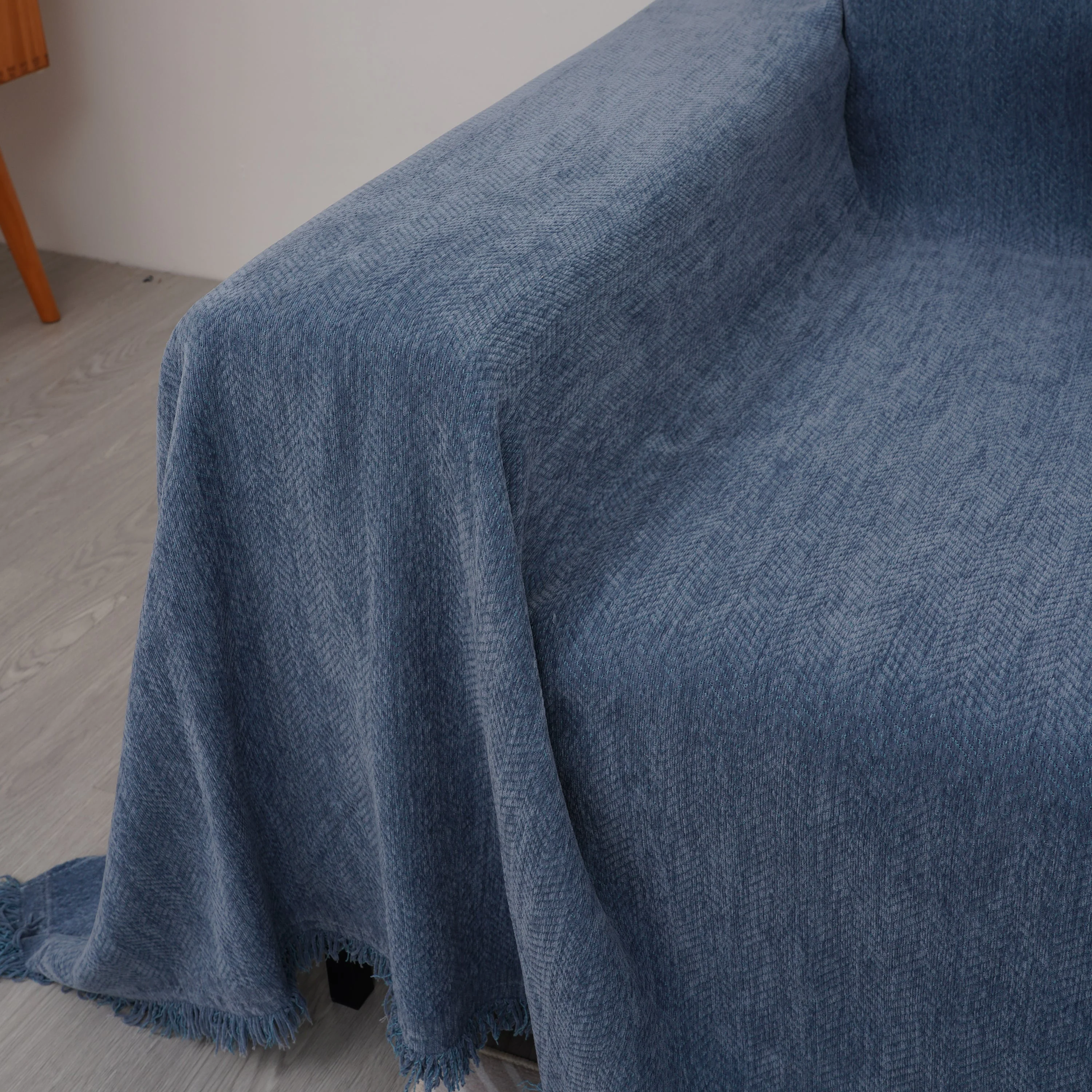 Chenille Herringbone Couch Cover Blanket, Sectional with Washable Covers, Furniture Covers for Sofas - Image 66