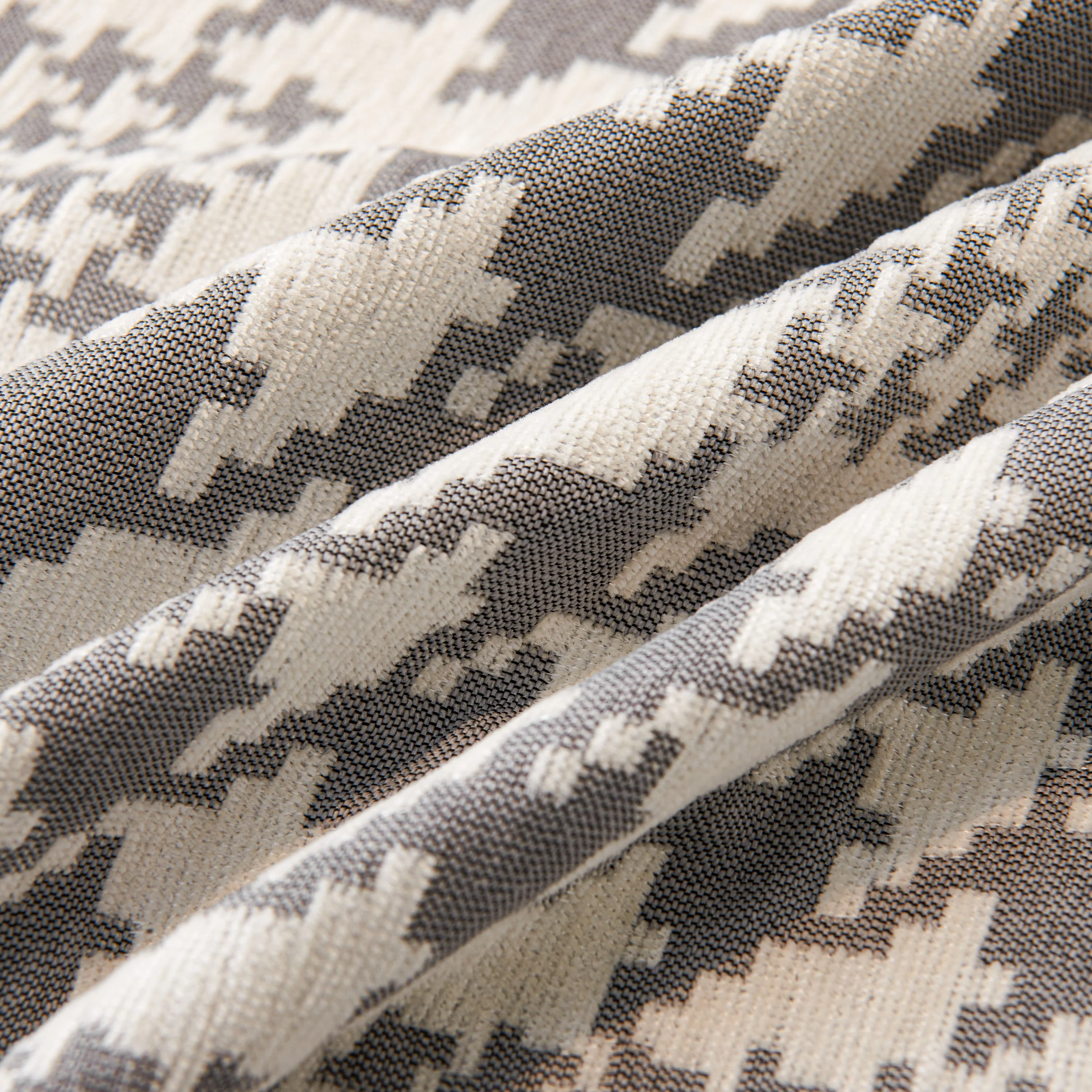 Chenille Houndstooth Couch Cover, Chaise Lounge Blanket Cover, Sectional Couch Scratch Protector - Image 104