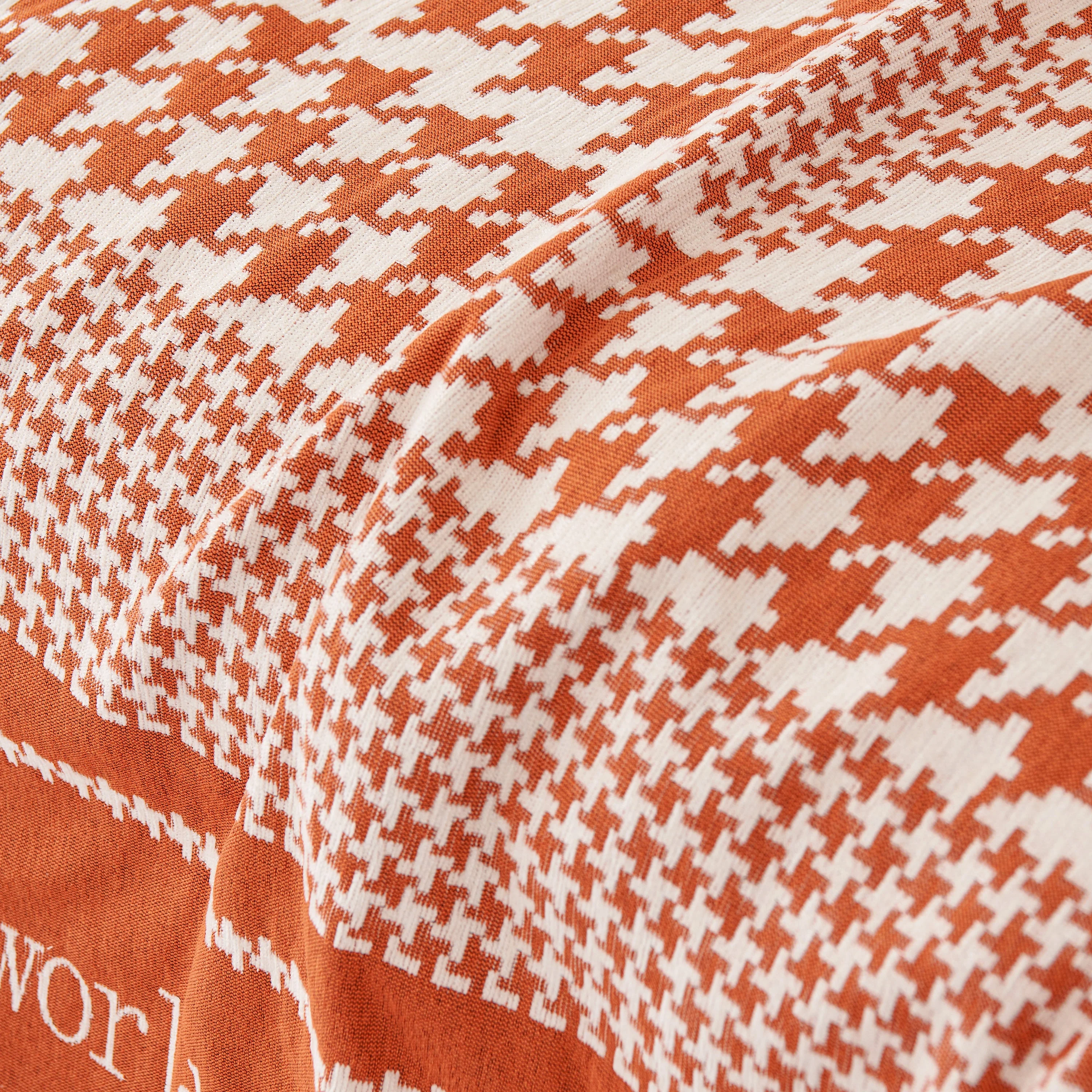 Chenille Houndstooth Couch Cover, Chaise Lounge Blanket Cover, Sectional Couch Scratch Protector - Image 143